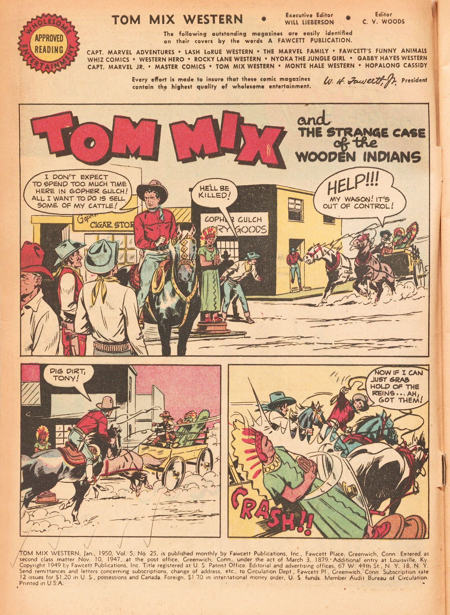 Read online Tom Mix Western (1948) comic -  Issue #25 - 4