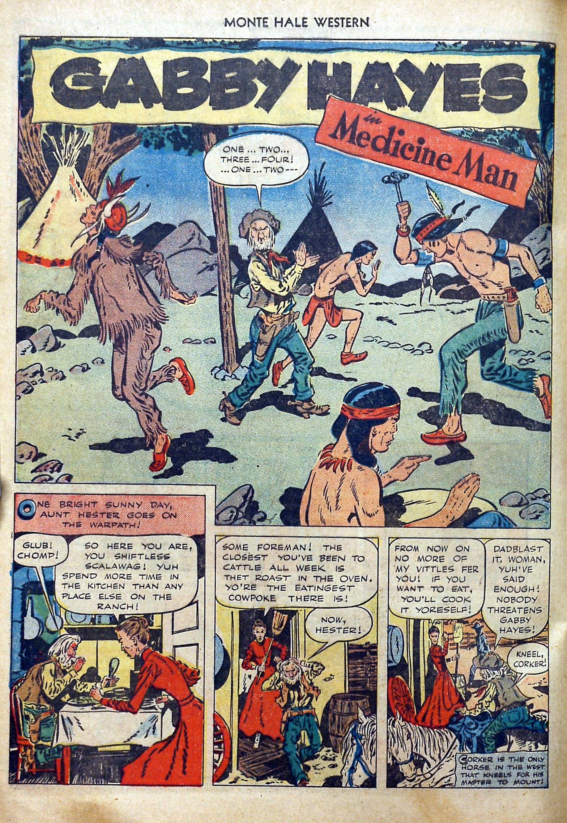 Read online Monte Hale Western comic -  Issue #40 - 34