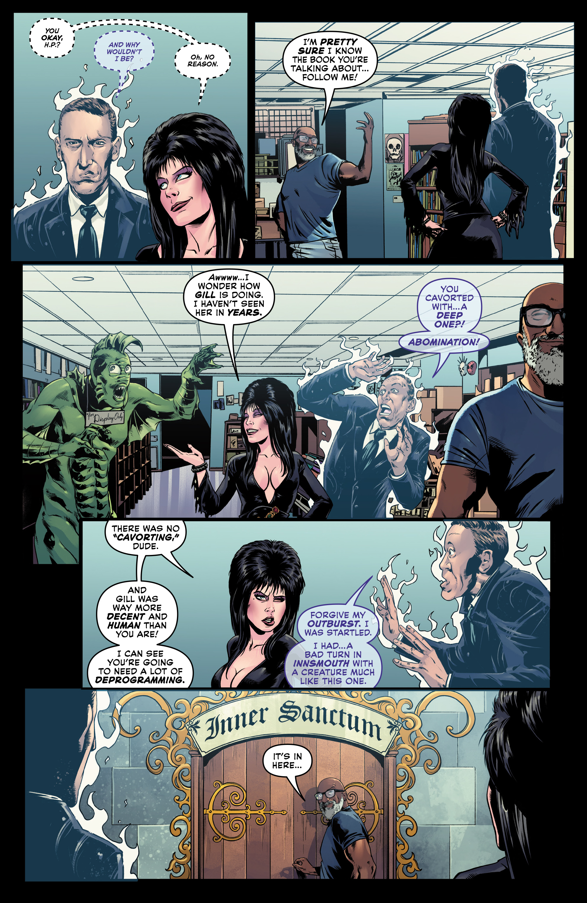 Read online Elvira Meets H.P. Lovecraft comic -  Issue #1 - 18