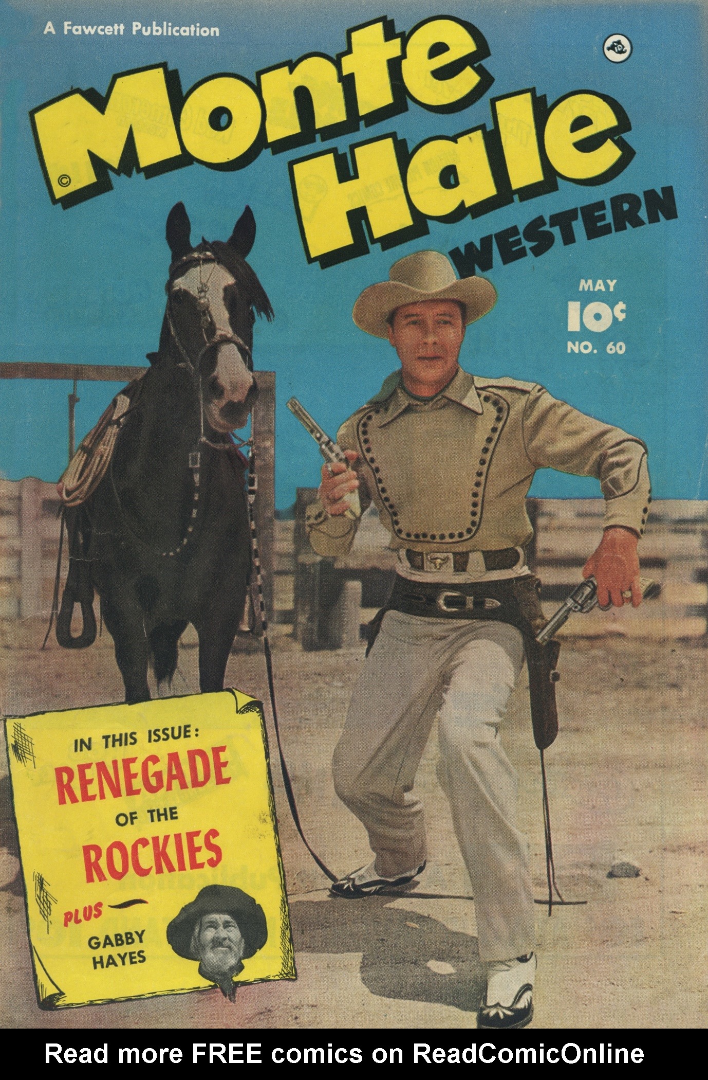 Read online Monte Hale Western comic -  Issue #60 - 1