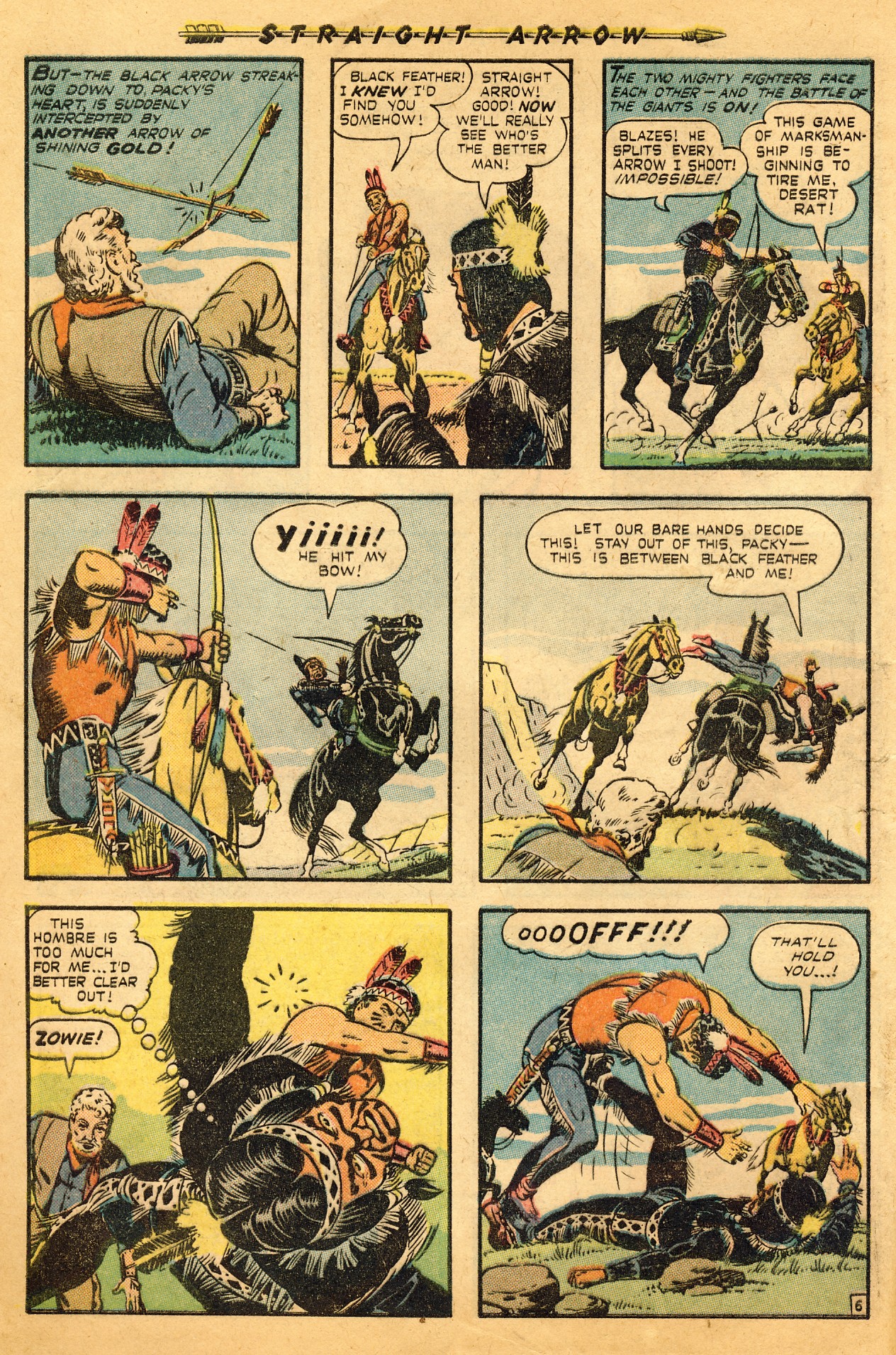 Read online Straight Arrow comic -  Issue #4 - 8