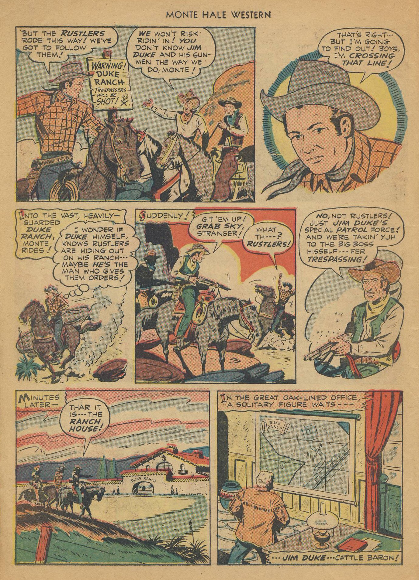Read online Monte Hale Western comic -  Issue #36 - 5