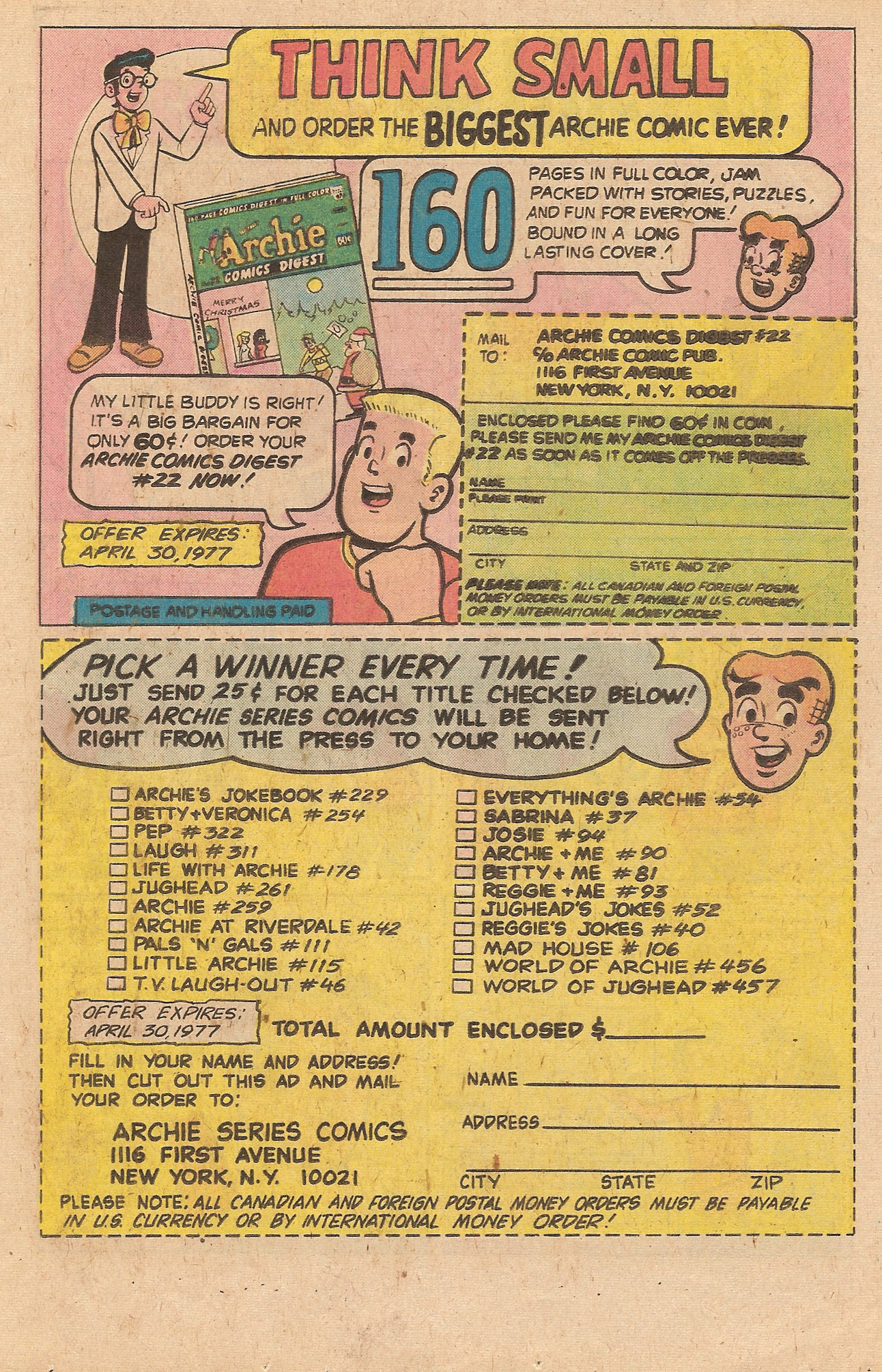 Read online Jughead's Jokes comic -  Issue #52 - 17