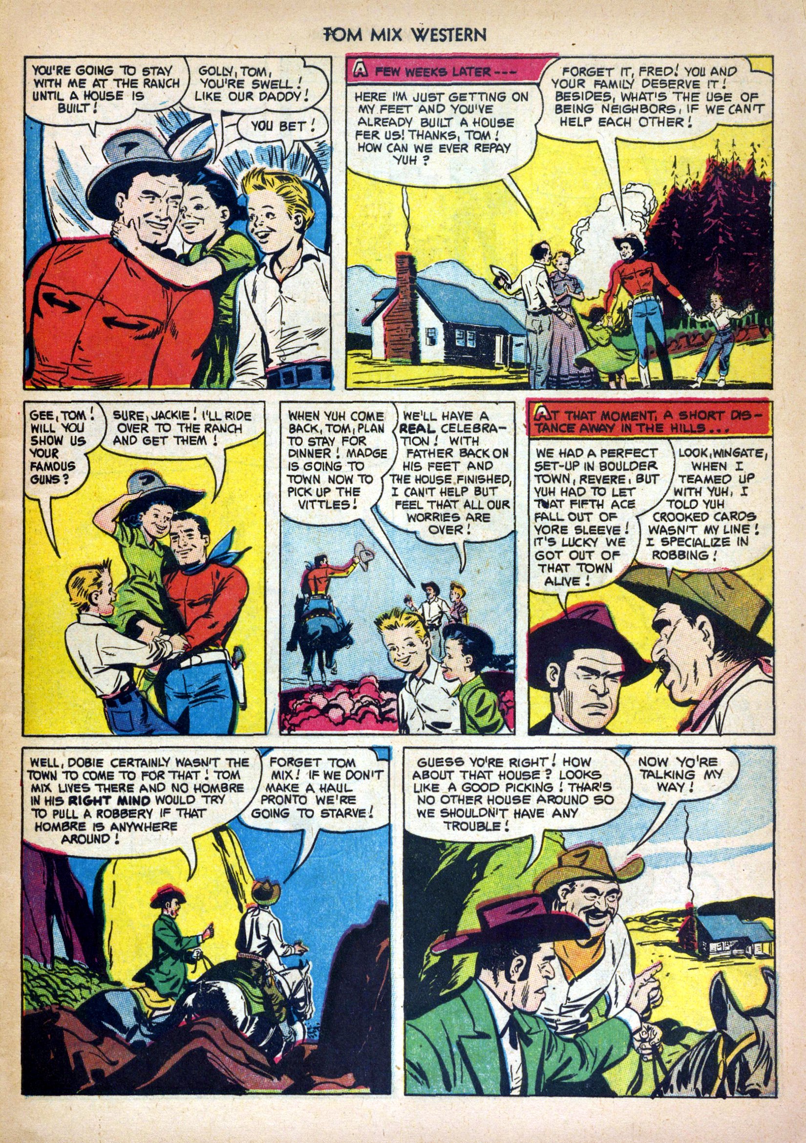 Read online Tom Mix Western (1948) comic -  Issue #58 - 5