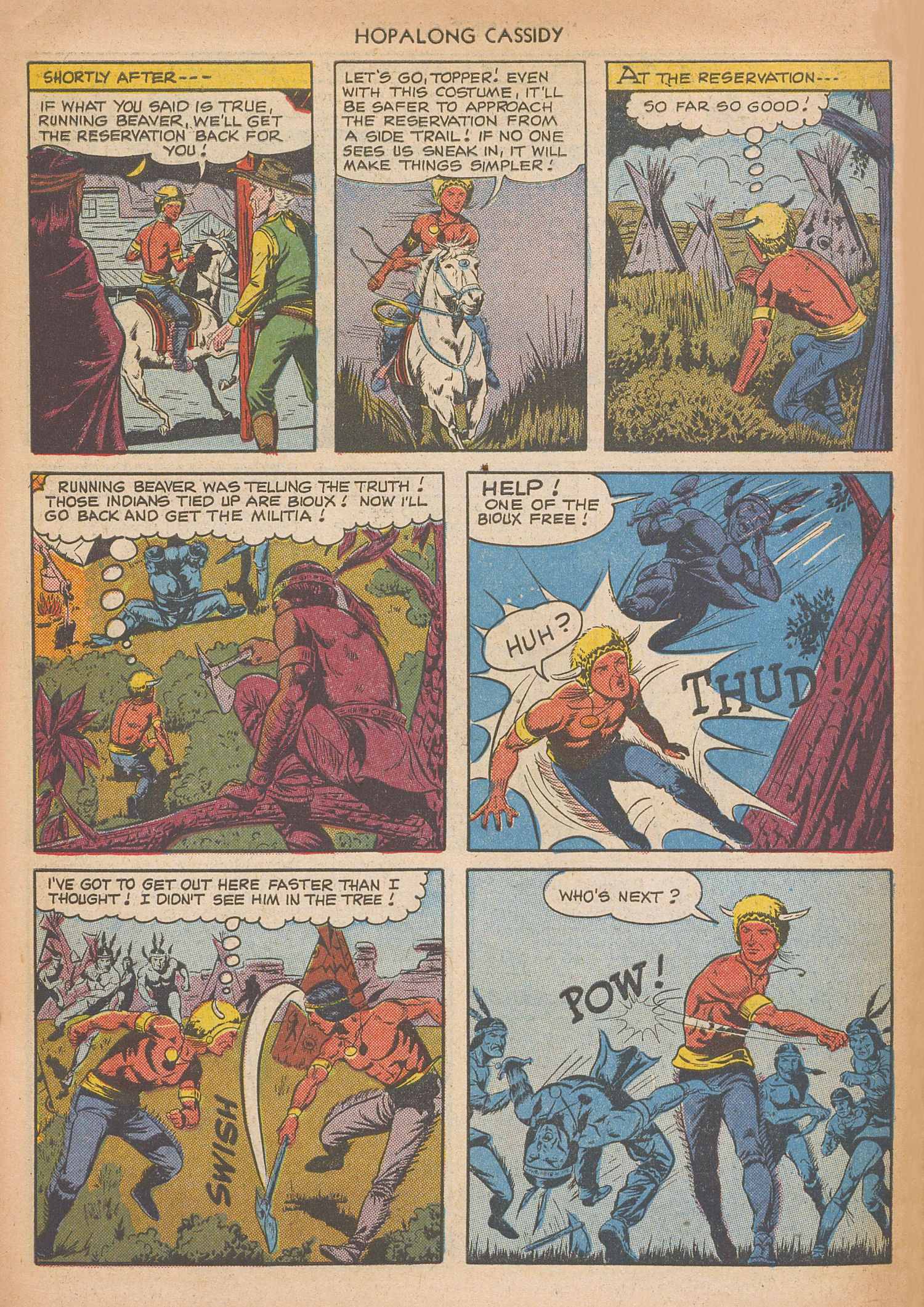 Read online Hopalong Cassidy comic -  Issue #53 - 46