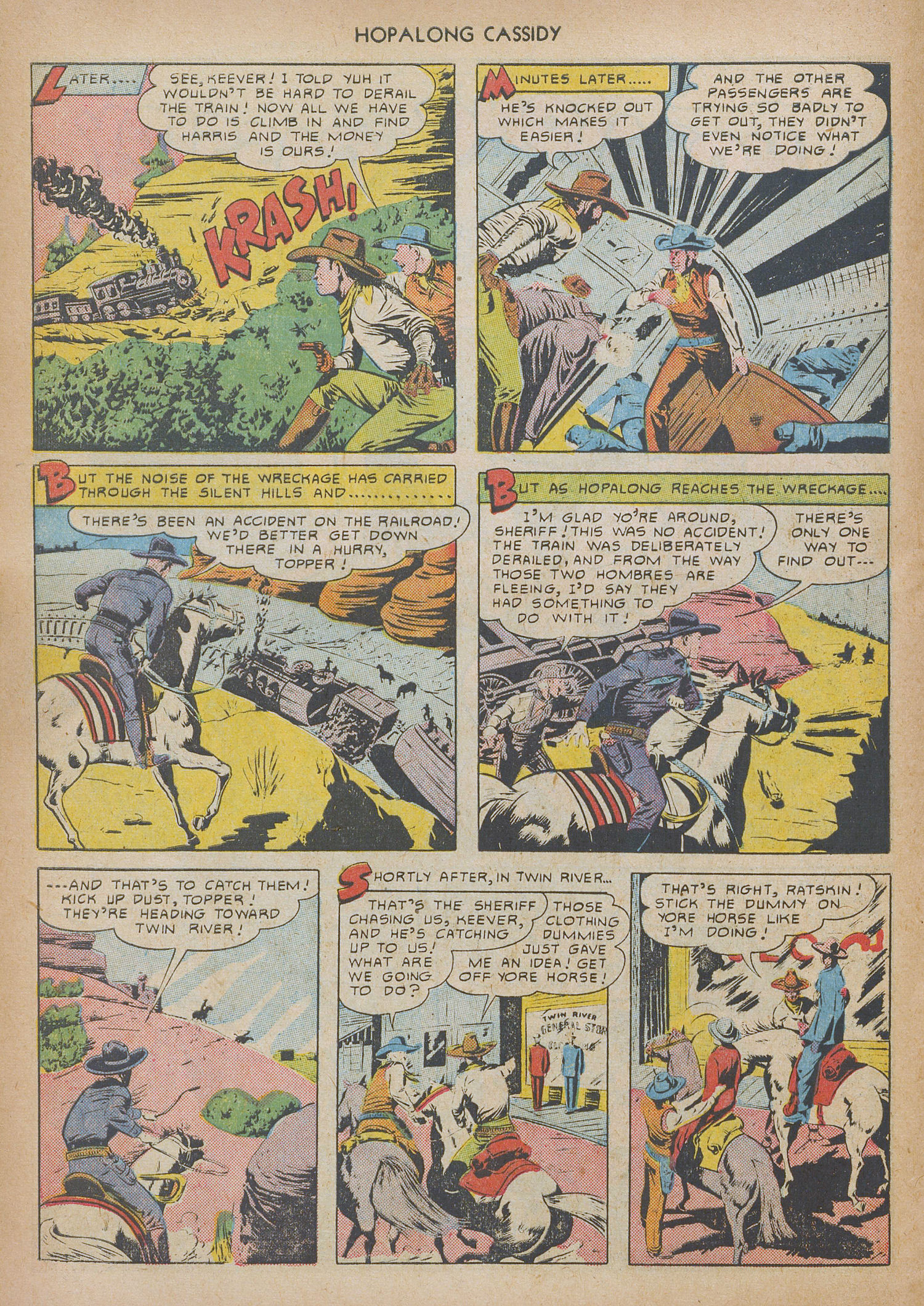 Read online Hopalong Cassidy comic -  Issue #51 - 20