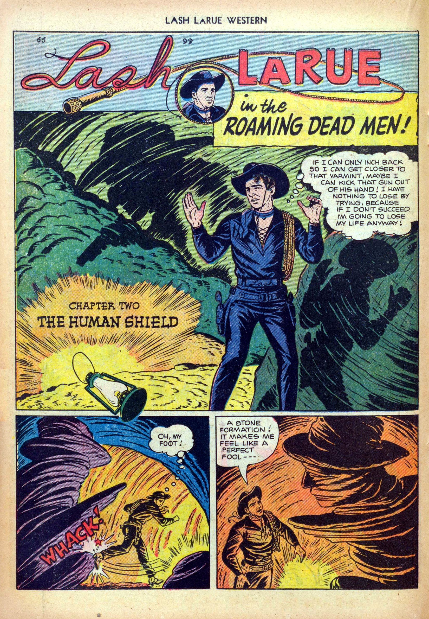Read online Lash Larue Western (1949) comic -  Issue #28 - 18