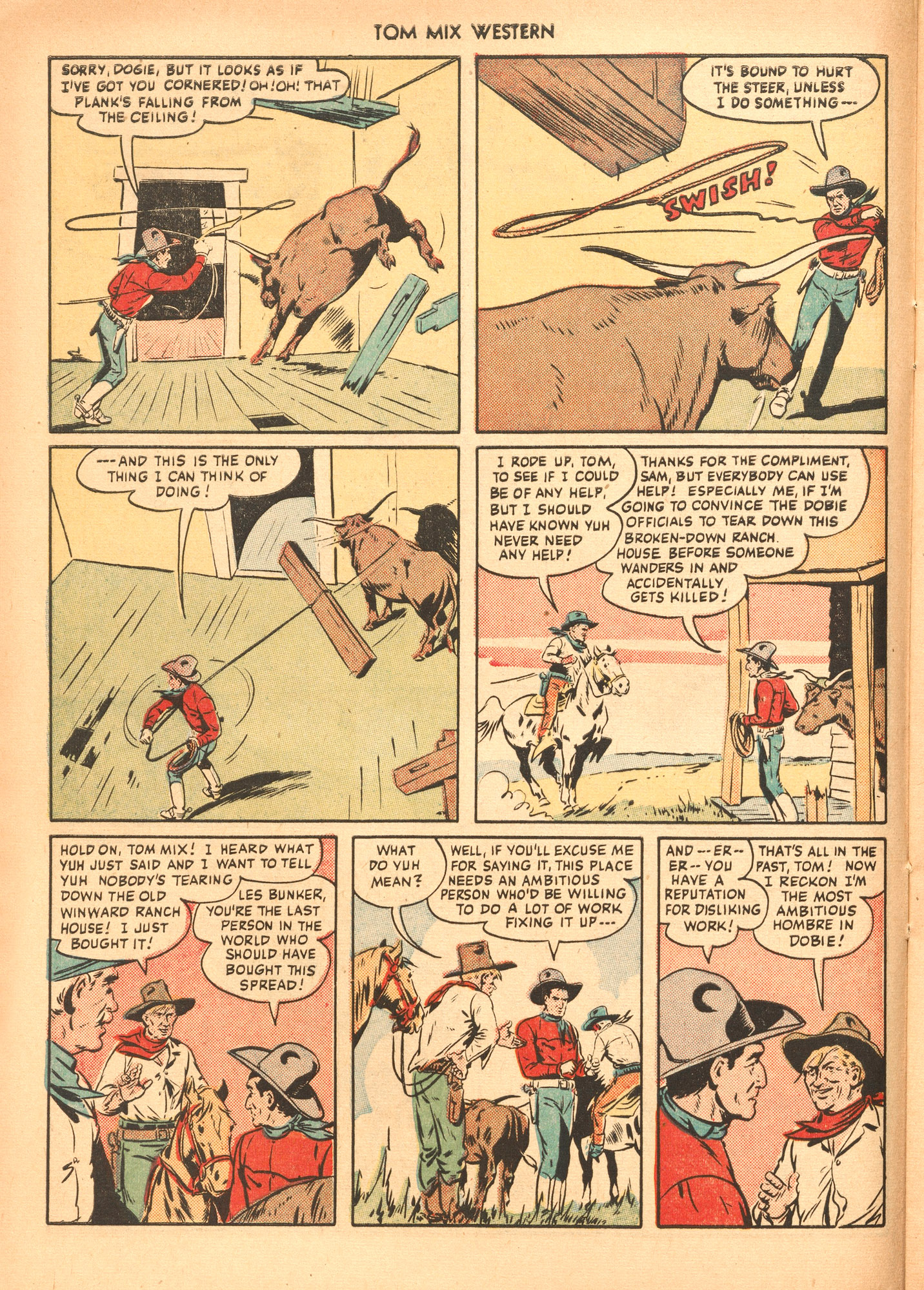 Read online Tom Mix Western (1948) comic -  Issue #36 - 20