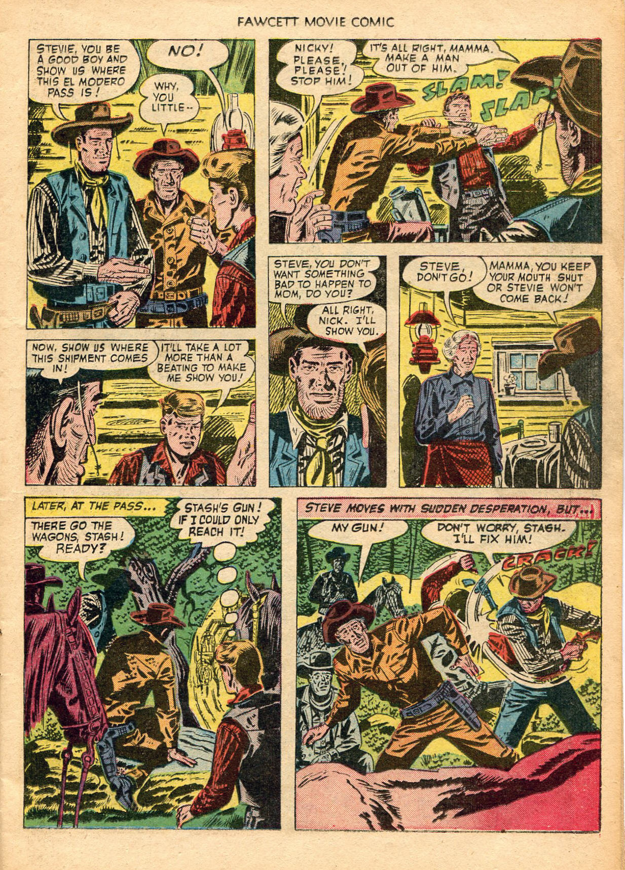 Read online Fawcett Movie Comic comic -  Issue #10 - 11