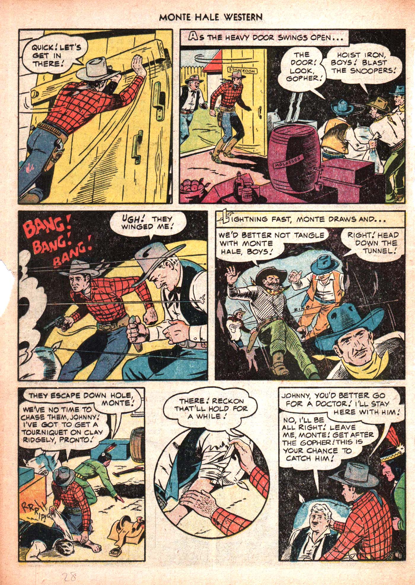 Read online Monte Hale Western comic -  Issue #50 - 28