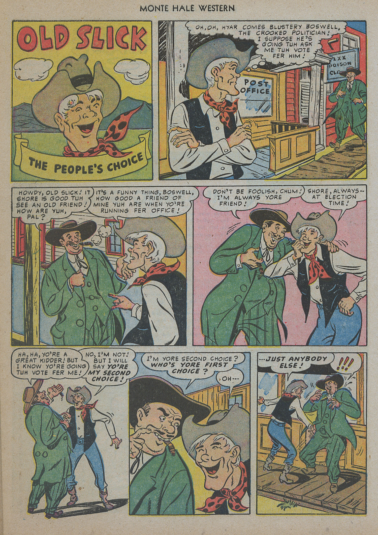 Read online Monte Hale Western comic -  Issue #48 - 34