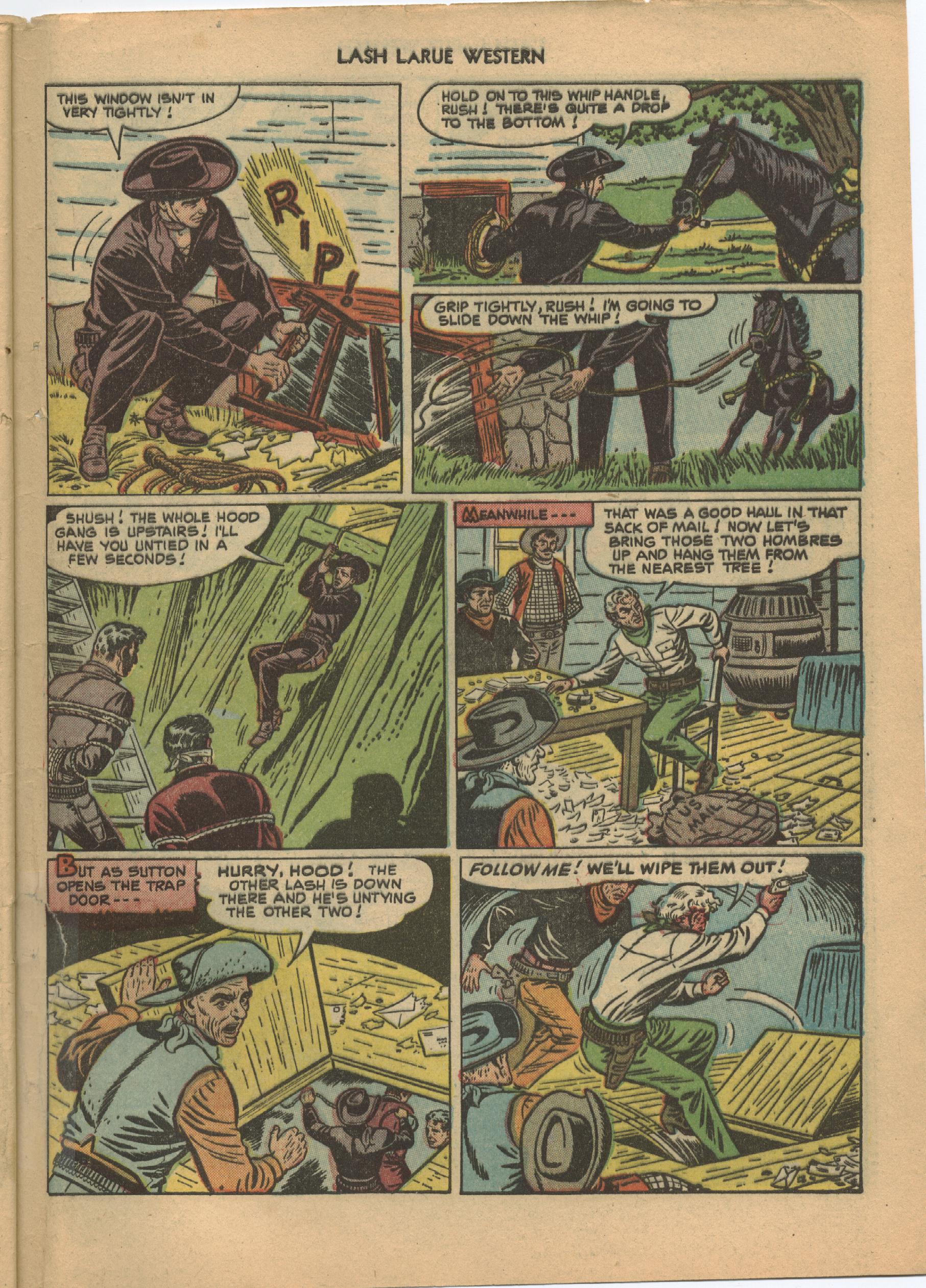 Read online Lash Larue Western (1949) comic -  Issue #21 - 33