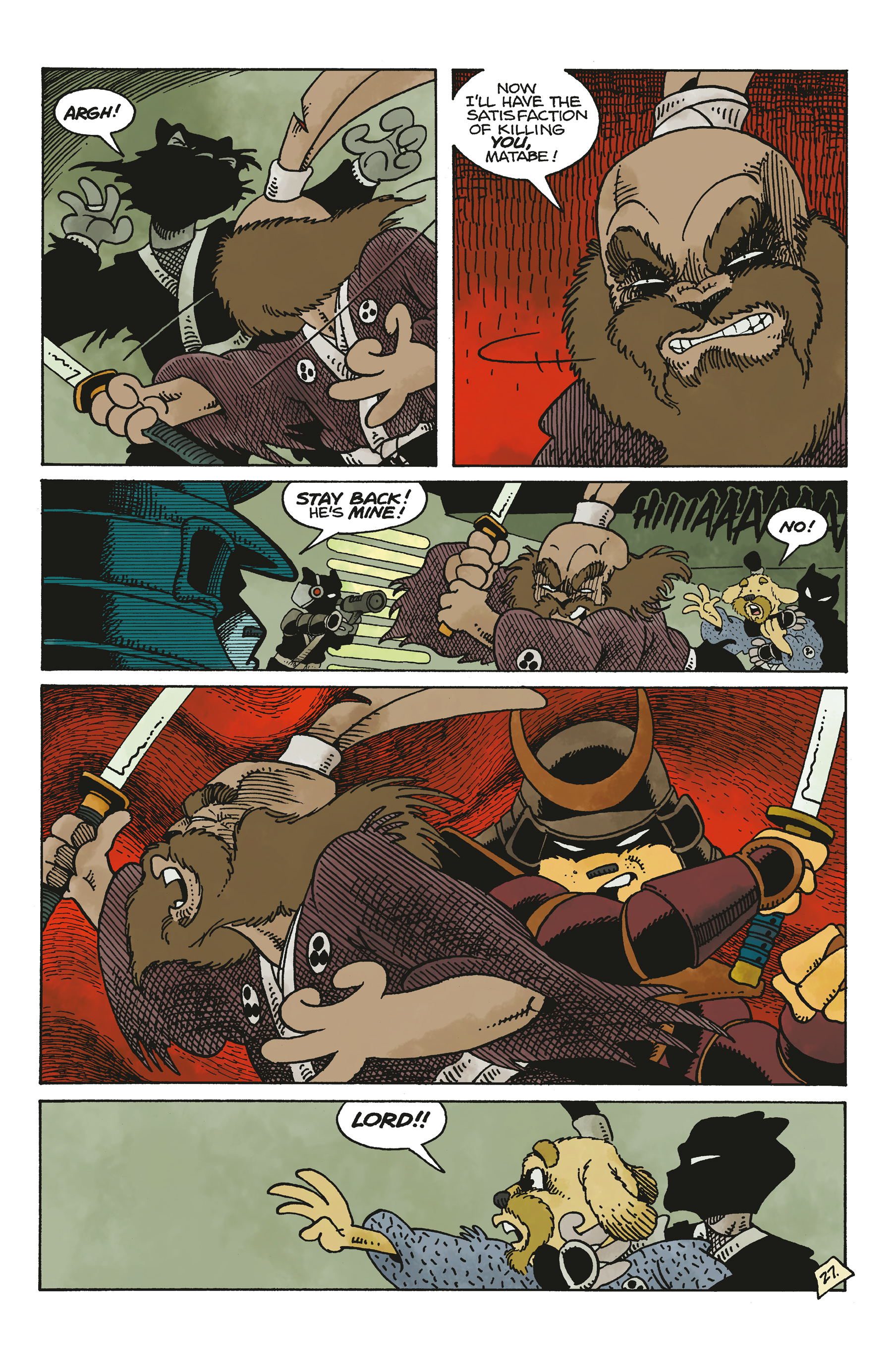 Read online Space Usagi: Death and Honor comic -  Issue #1 - 28