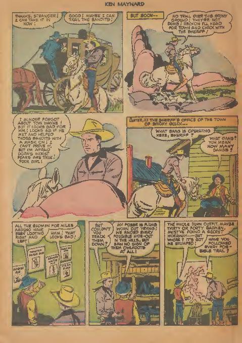 Read online Ken Maynard Western comic -  Issue #5 - 7