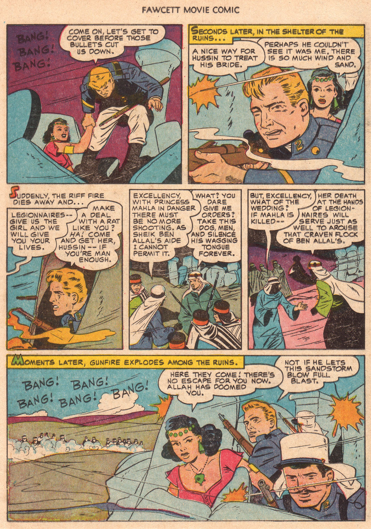 Read online Fawcett Movie Comic comic -  Issue #16 - 25