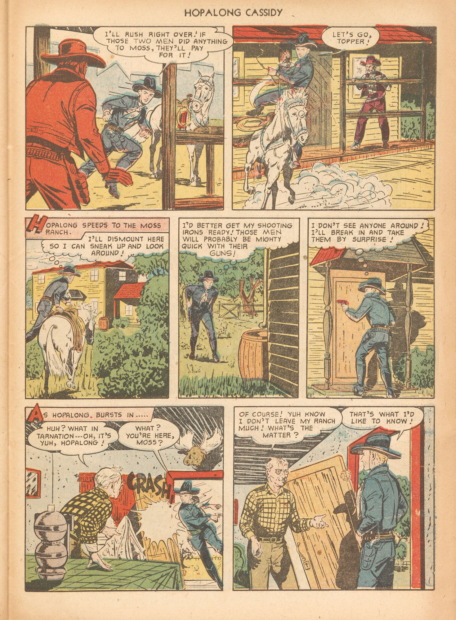 Read online Hopalong Cassidy comic -  Issue #56 - 43