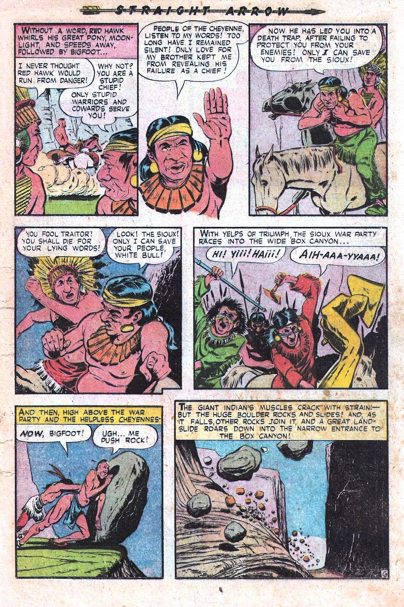 Read online Straight Arrow comic -  Issue #21 - 17