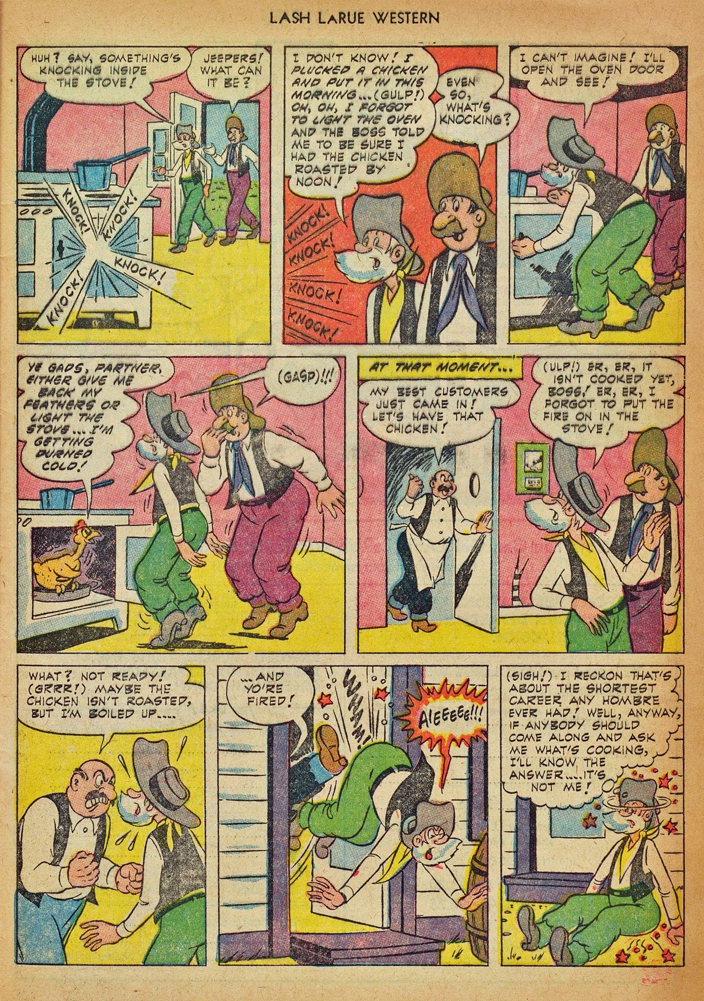 Read online Lash Larue Western (1949) comic -  Issue #42 - 33