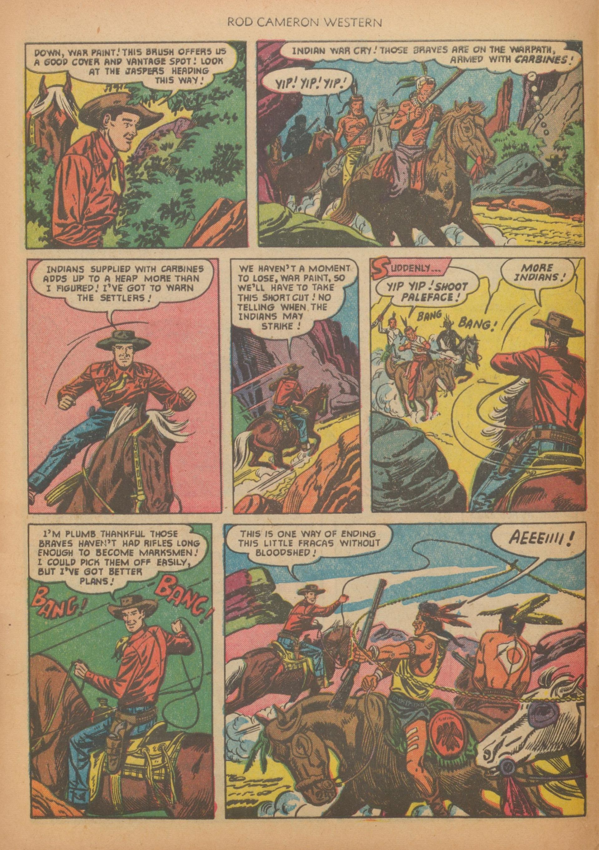 Read online Rod Cameron Western comic -  Issue #12 - 8