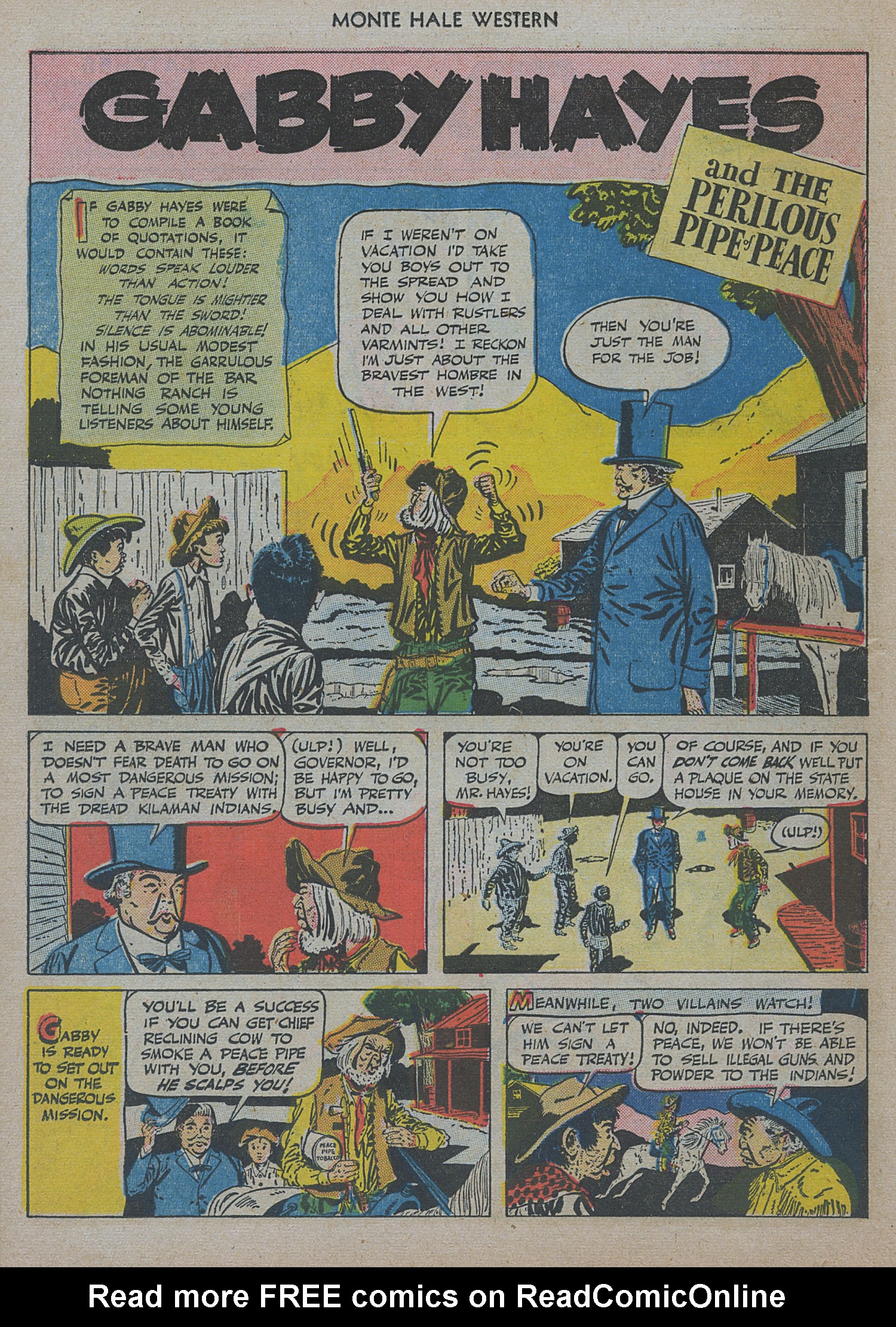 Read online Monte Hale Western comic -  Issue #47 - 14
