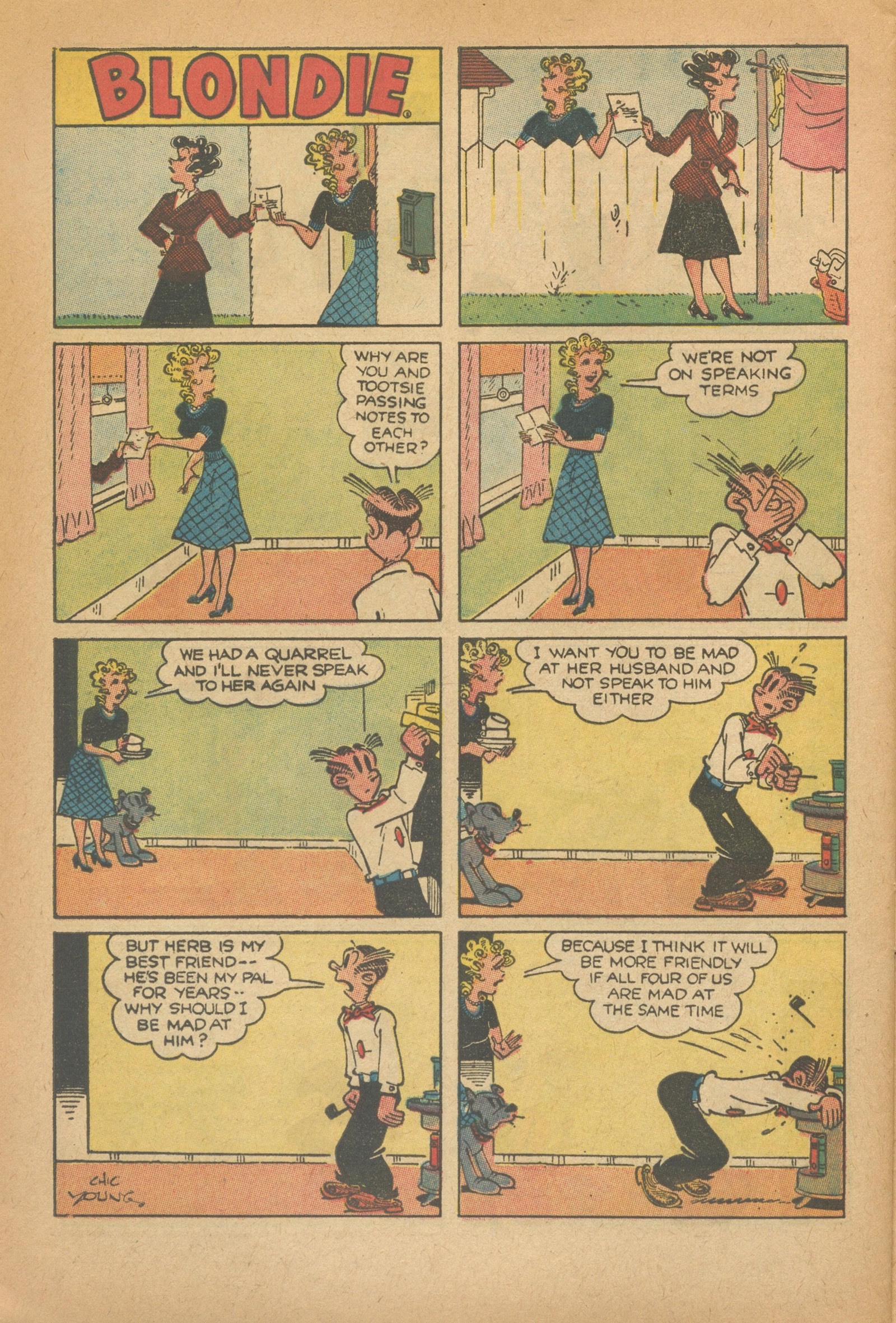 Read online Blondie Comics (1960) comic -  Issue #142 - 32