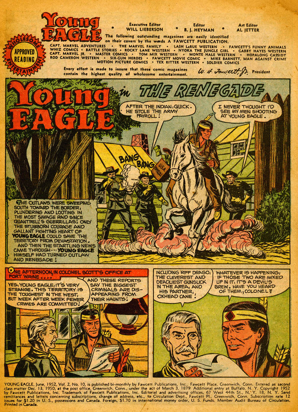 Read online Young Eagle comic -  Issue #10 - 3