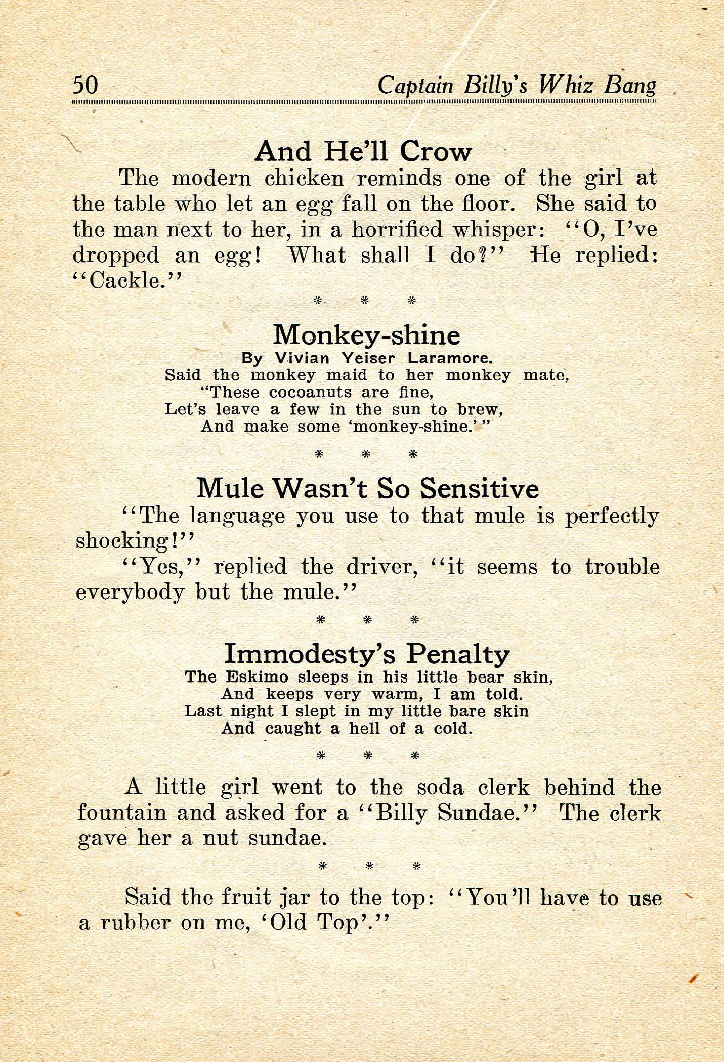 Read online Captain Billy's Whiz Bang comic -  Issue #16 - 52