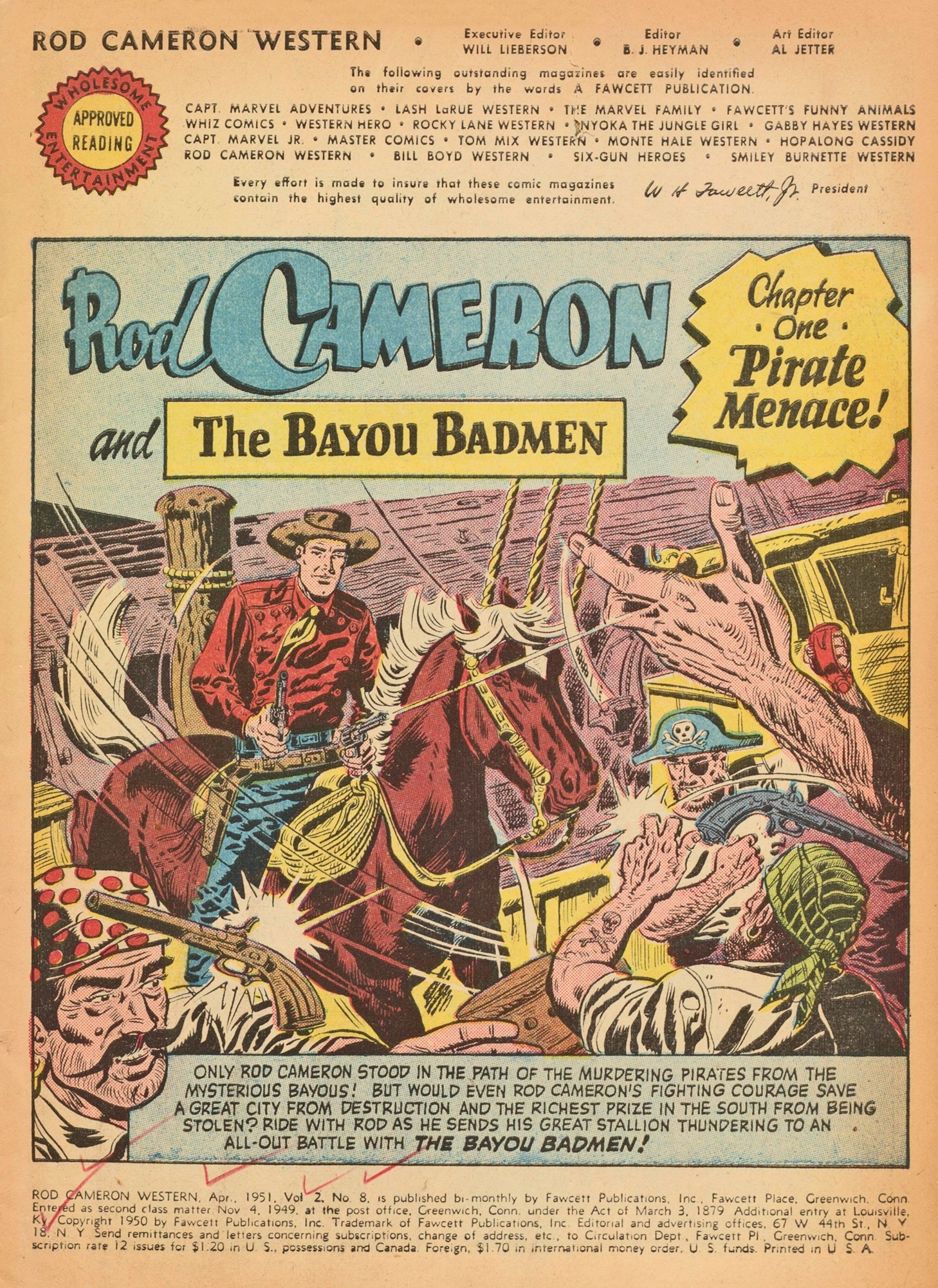 Read online Rod Cameron Western comic -  Issue #8 - 3