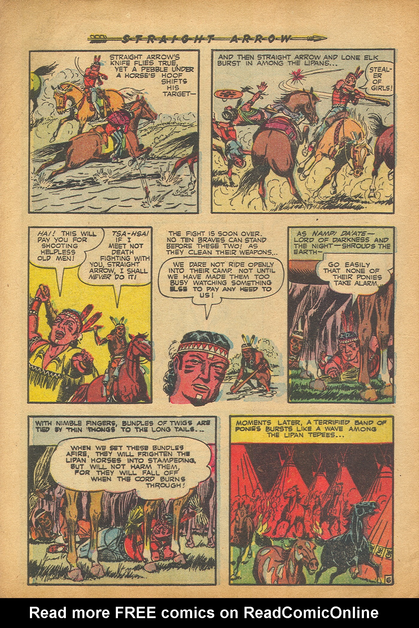 Read online Straight Arrow comic -  Issue #25 - 8