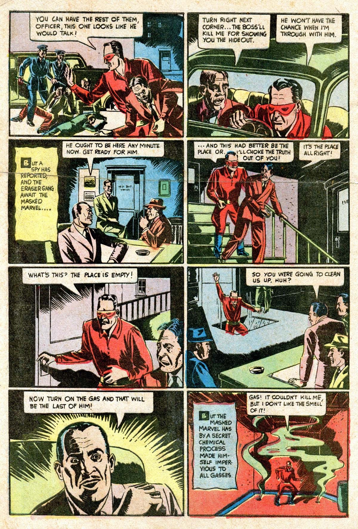 Read online Masked Marvel comic -  Issue #2 - 8