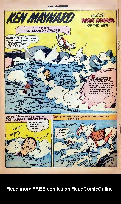 Read online Ken Maynard Western comic -  Issue #7 - 16