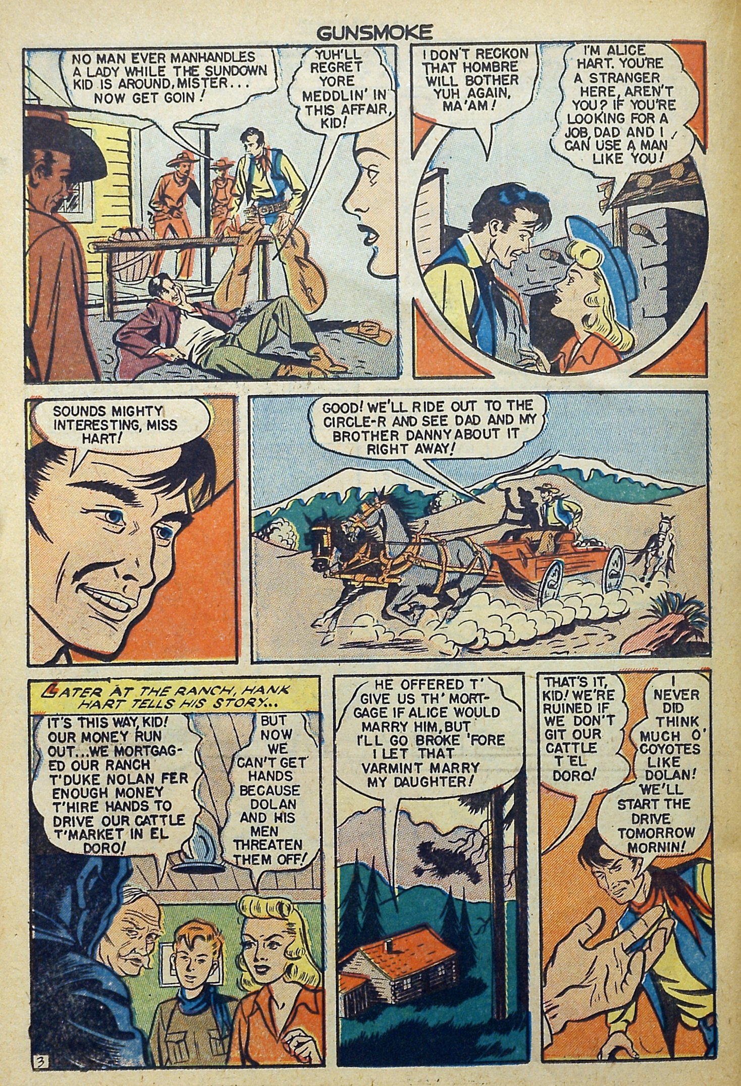 Read online Gunsmoke comic -  Issue #8 - 22