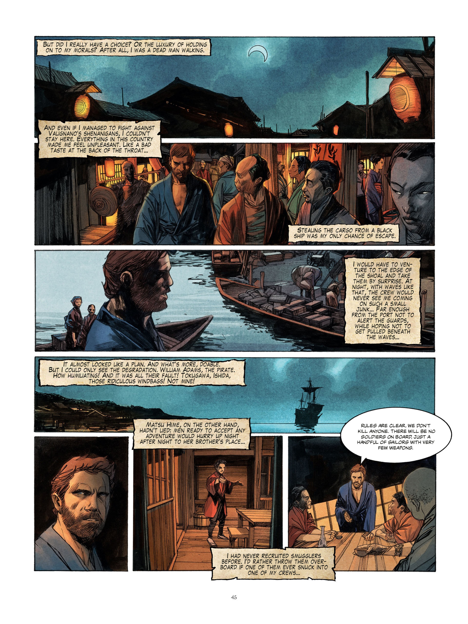 Read online William Adams, Samuraj comic -  Issue #1 - 45