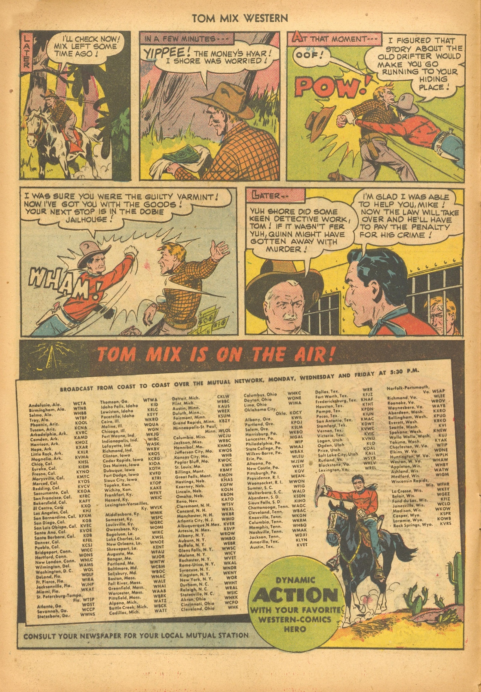 Read online Tom Mix Western (1948) comic -  Issue #30 - 8