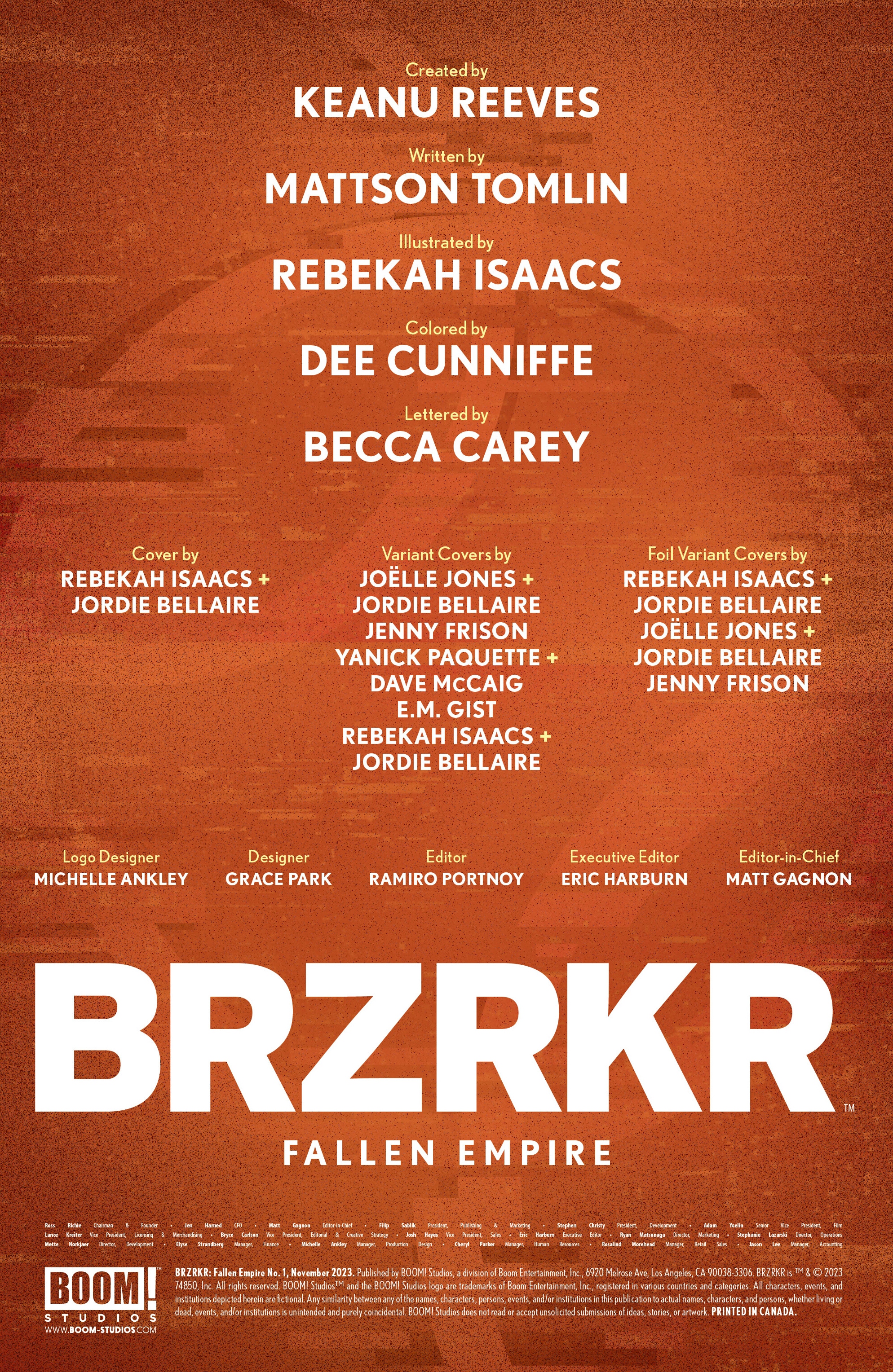 Read online BRZRKR: Fallen Empire comic -  Issue # Full - 2