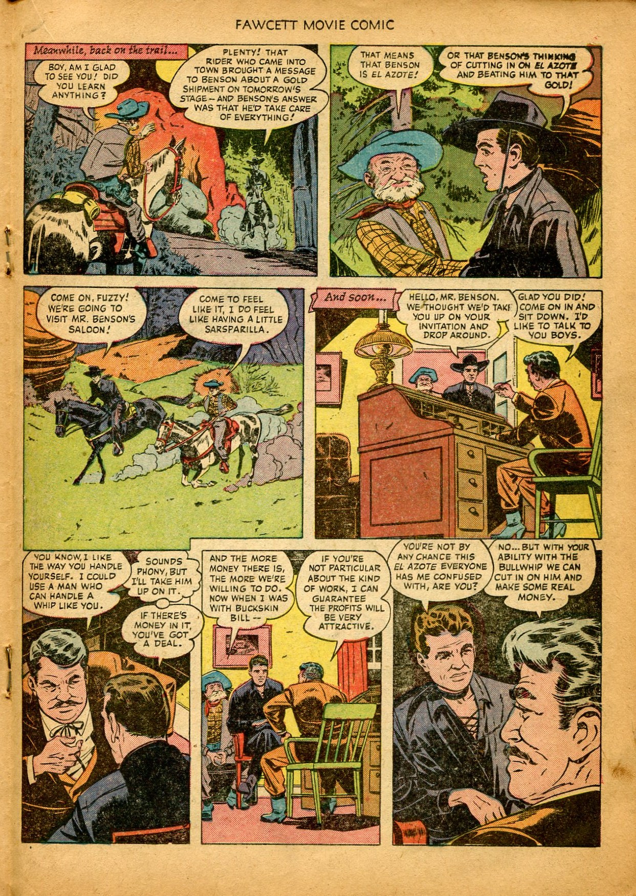 Read online Fawcett Movie Comic comic -  Issue #8 - 19