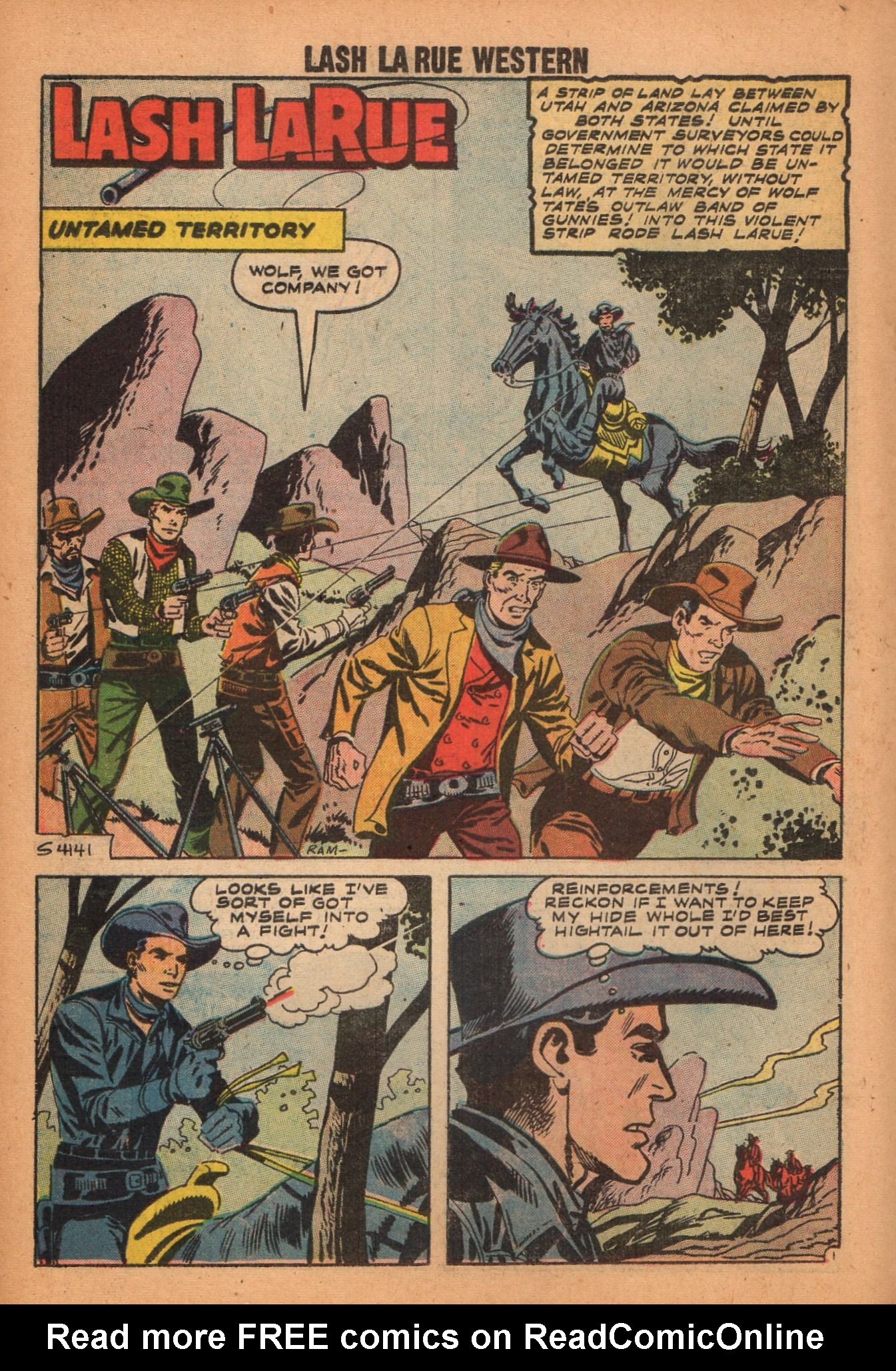 Read online Lash Larue Western (1949) comic -  Issue #71 - 19