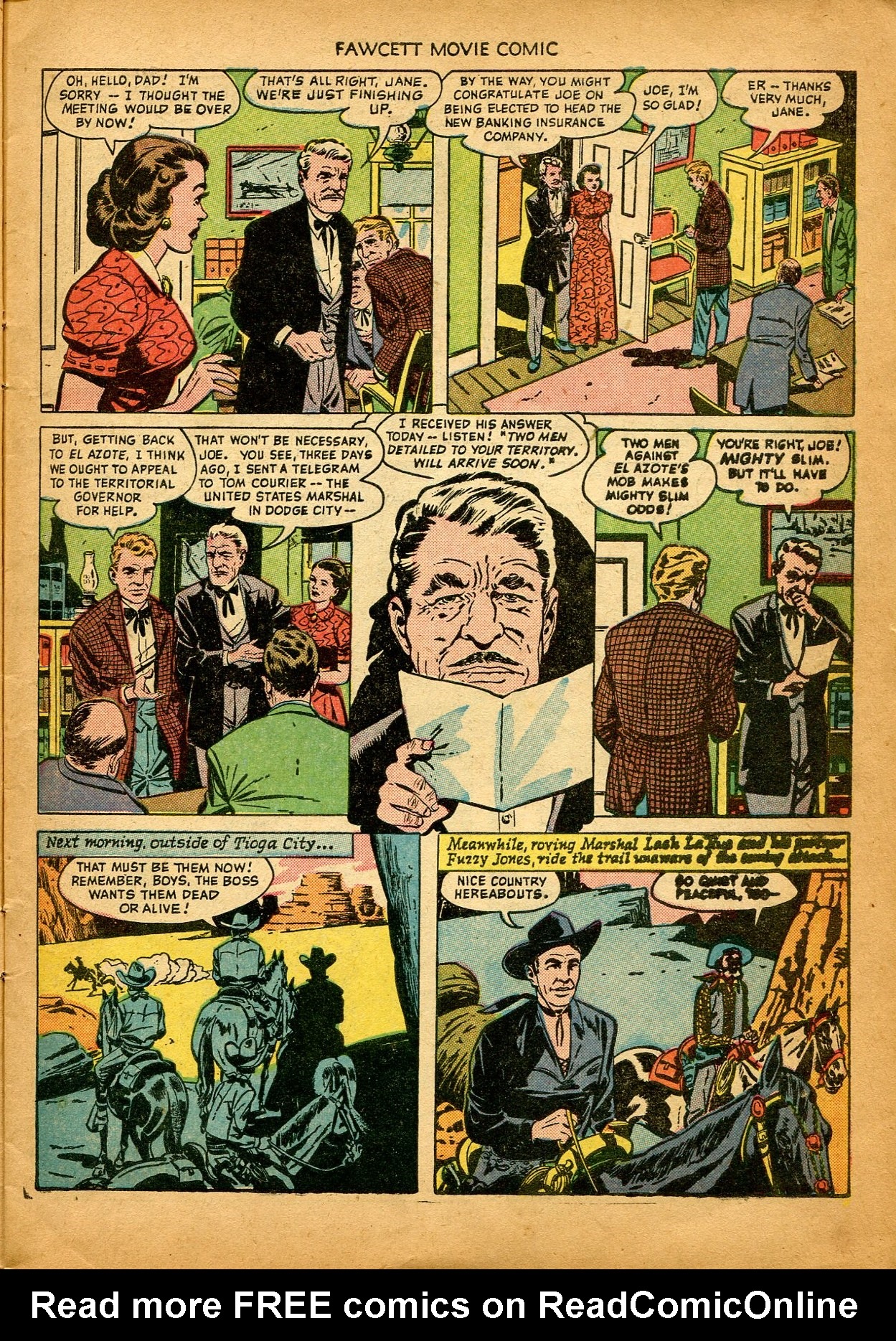 Read online Fawcett Movie Comic comic -  Issue #8 - 7