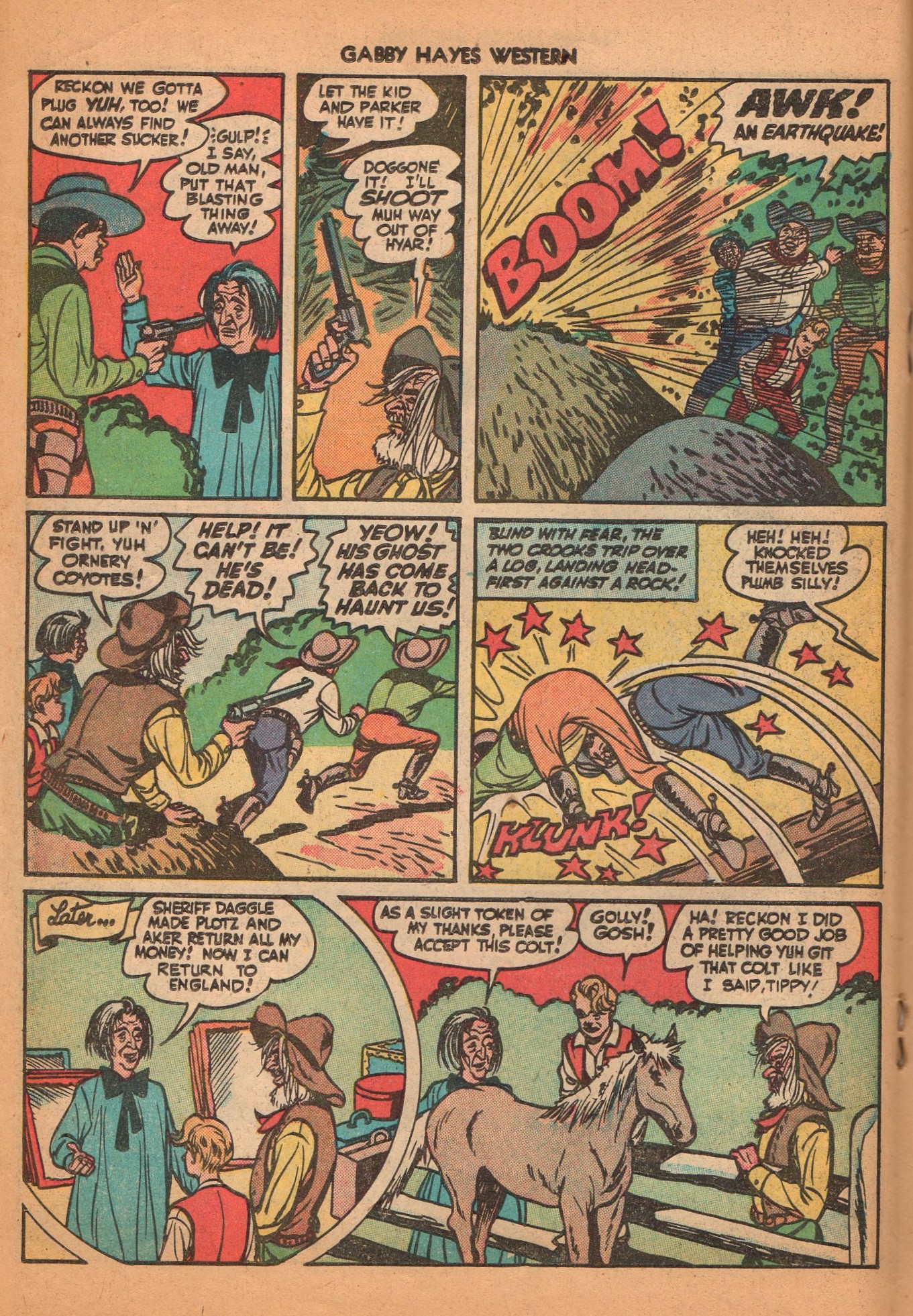 Read online Gabby Hayes Western comic -  Issue #7 - 18