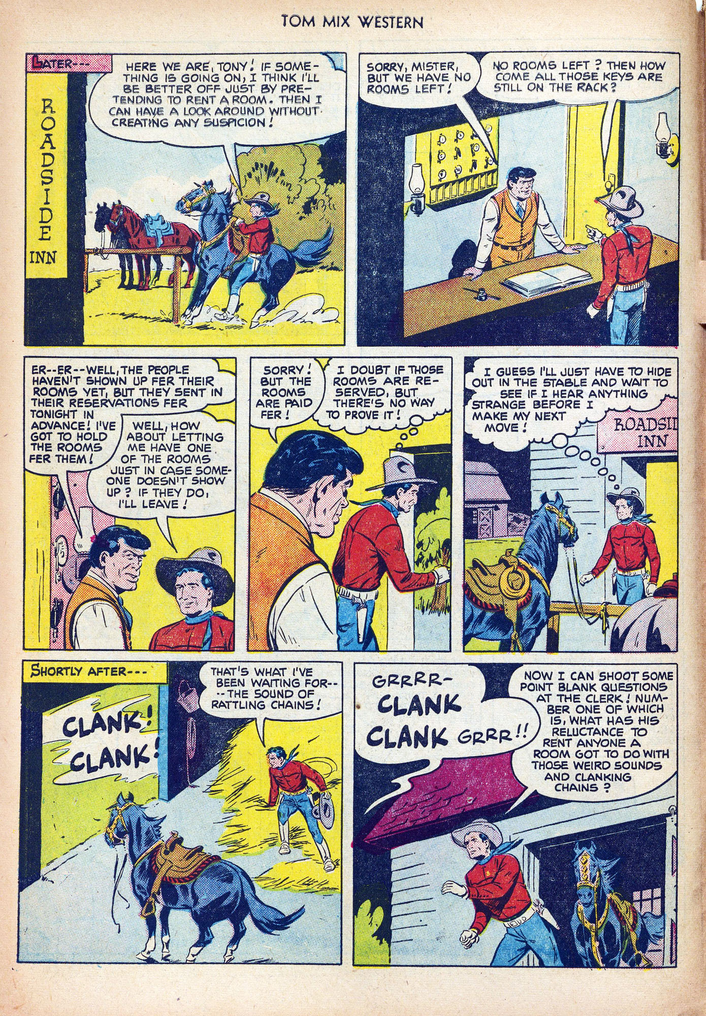 Read online Tom Mix Western (1948) comic -  Issue #42 - 6