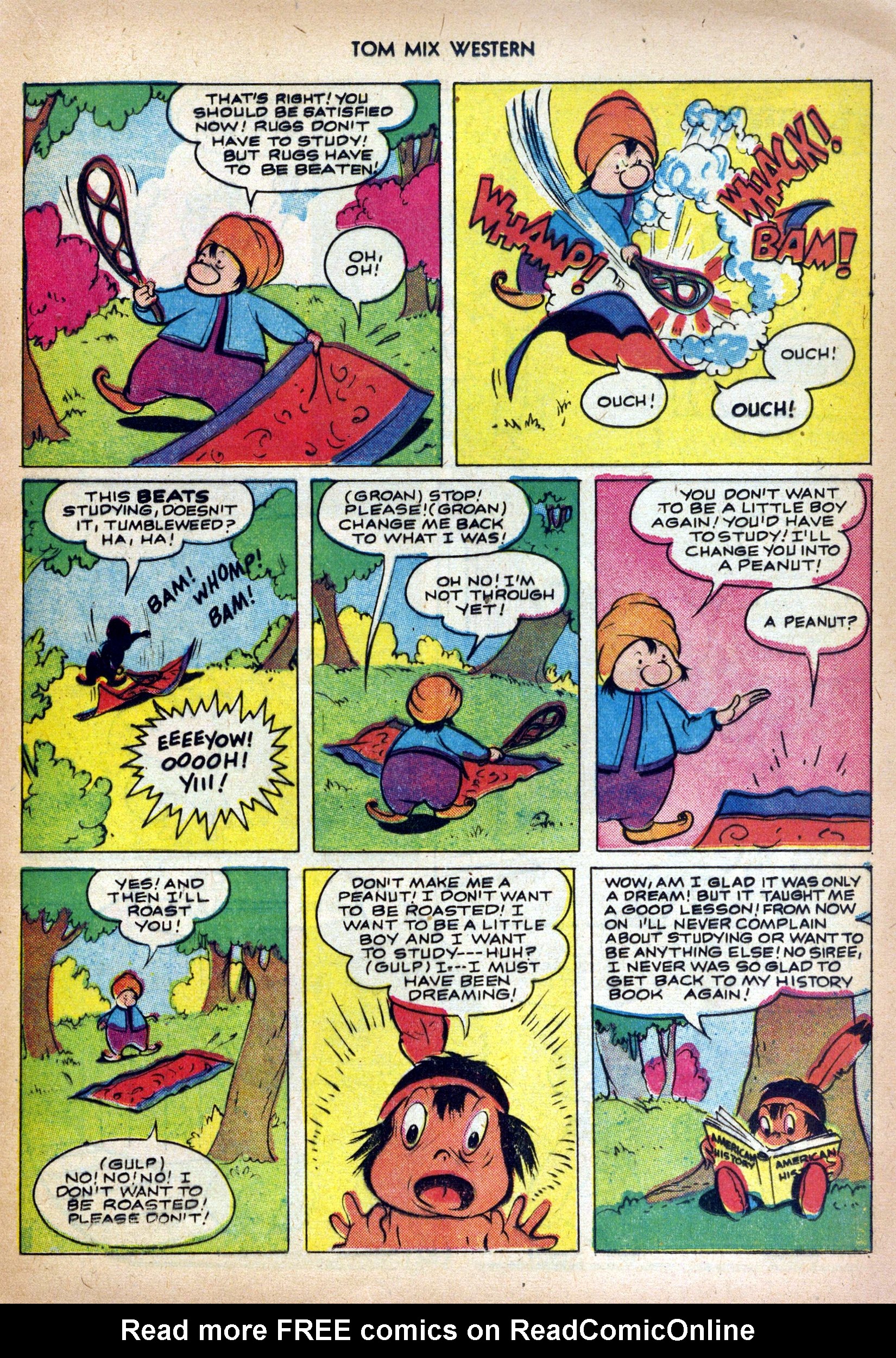 Read online Tom Mix Western (1948) comic -  Issue #48 - 13