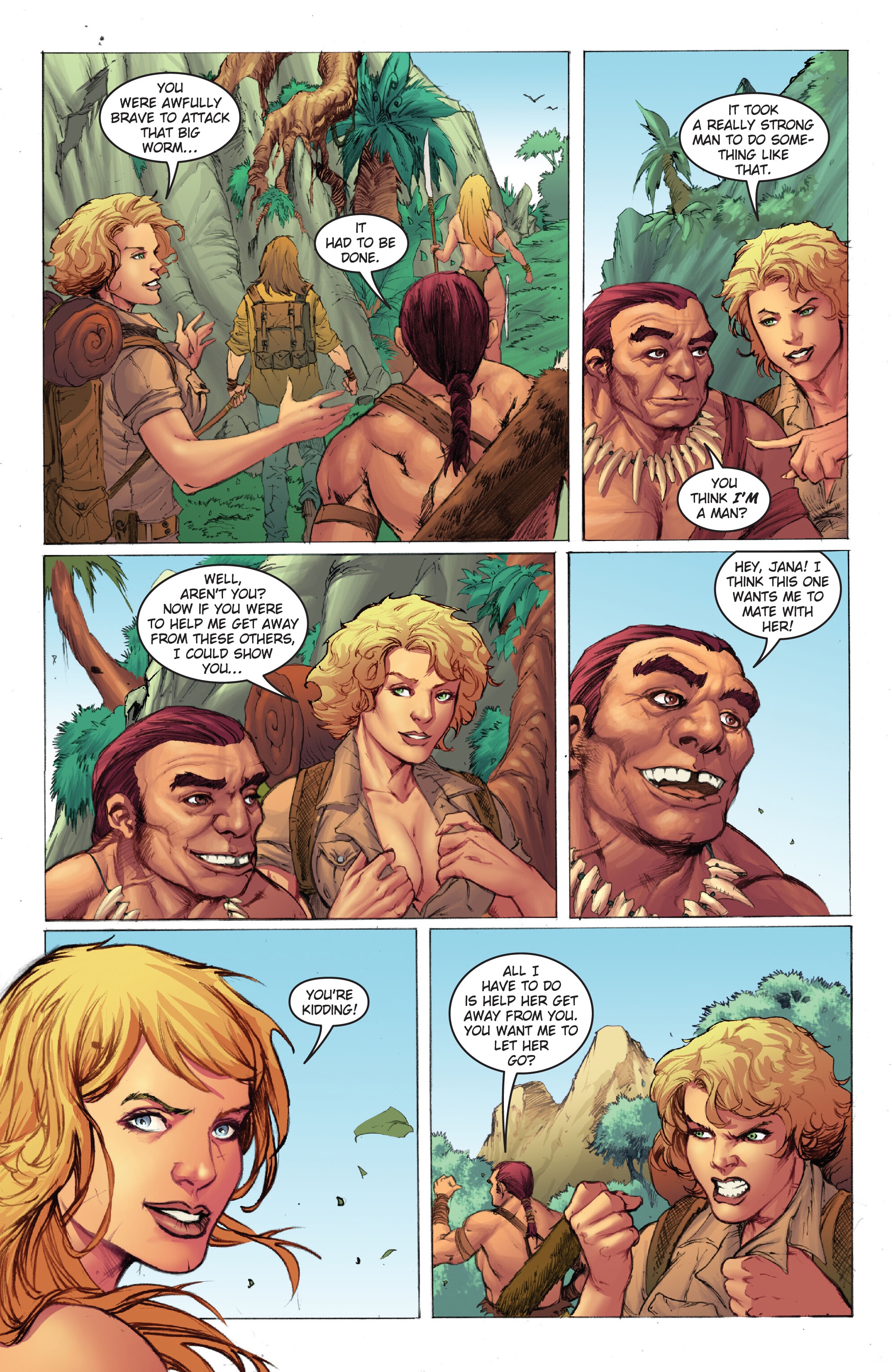 Read online Frank Cho's Jungle Girl: The Complete Omnibus comic -  Issue # TPB (Part 2) - 25