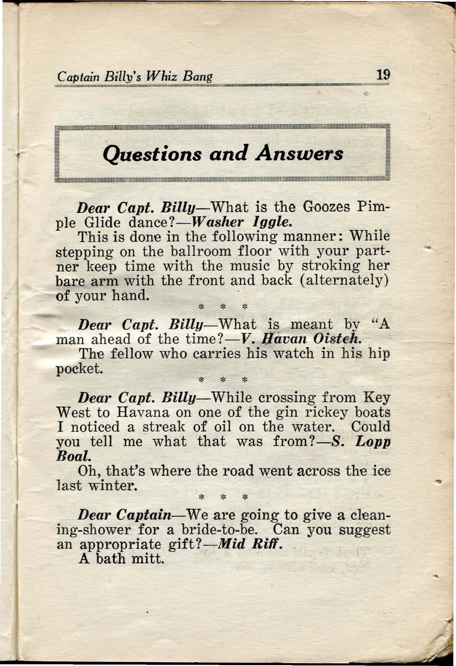 Read online Captain Billy's Whiz Bang comic -  Issue #29 - 21