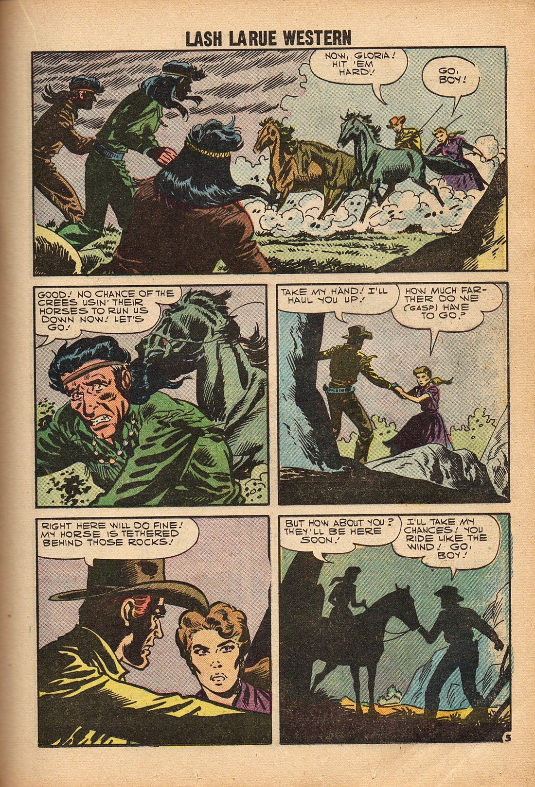 Read online Lash Larue Western (1949) comic -  Issue #67 - 33