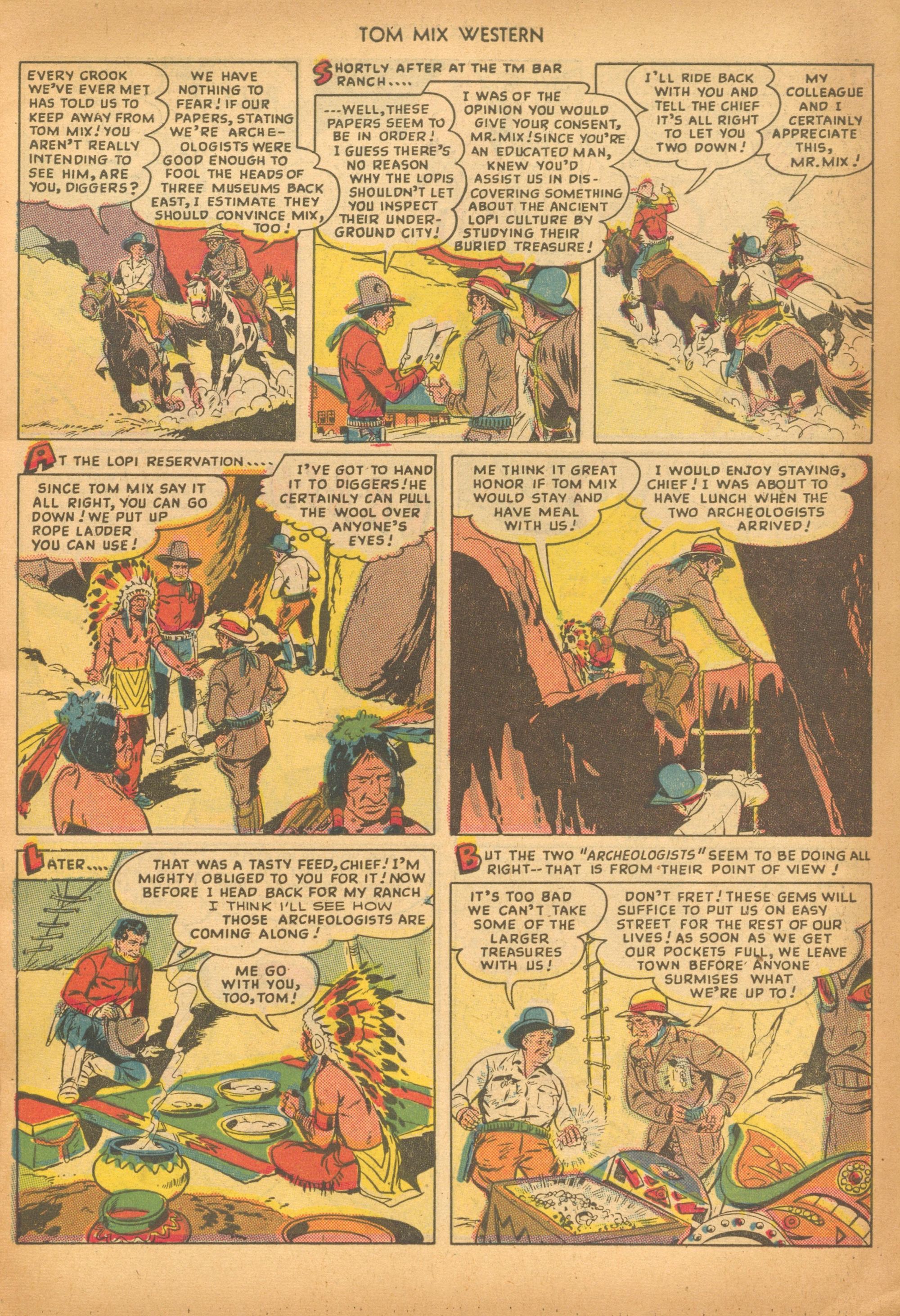 Read online Tom Mix Western (1948) comic -  Issue #20 - 7