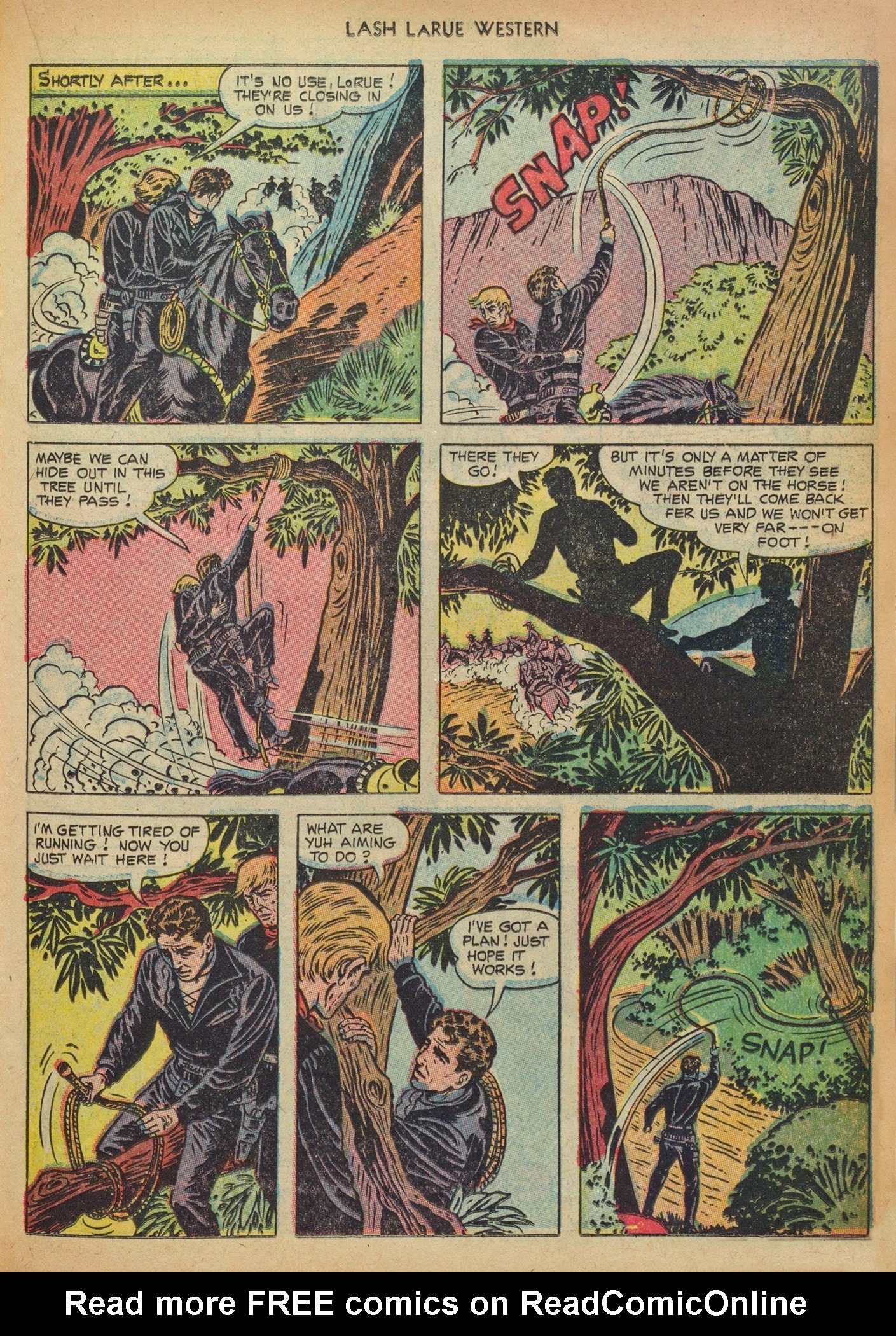 Read online Lash Larue Western (1949) comic -  Issue #41 - 15