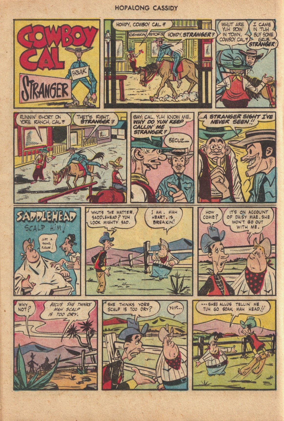 Read online Hopalong Cassidy comic -  Issue #24 - 28