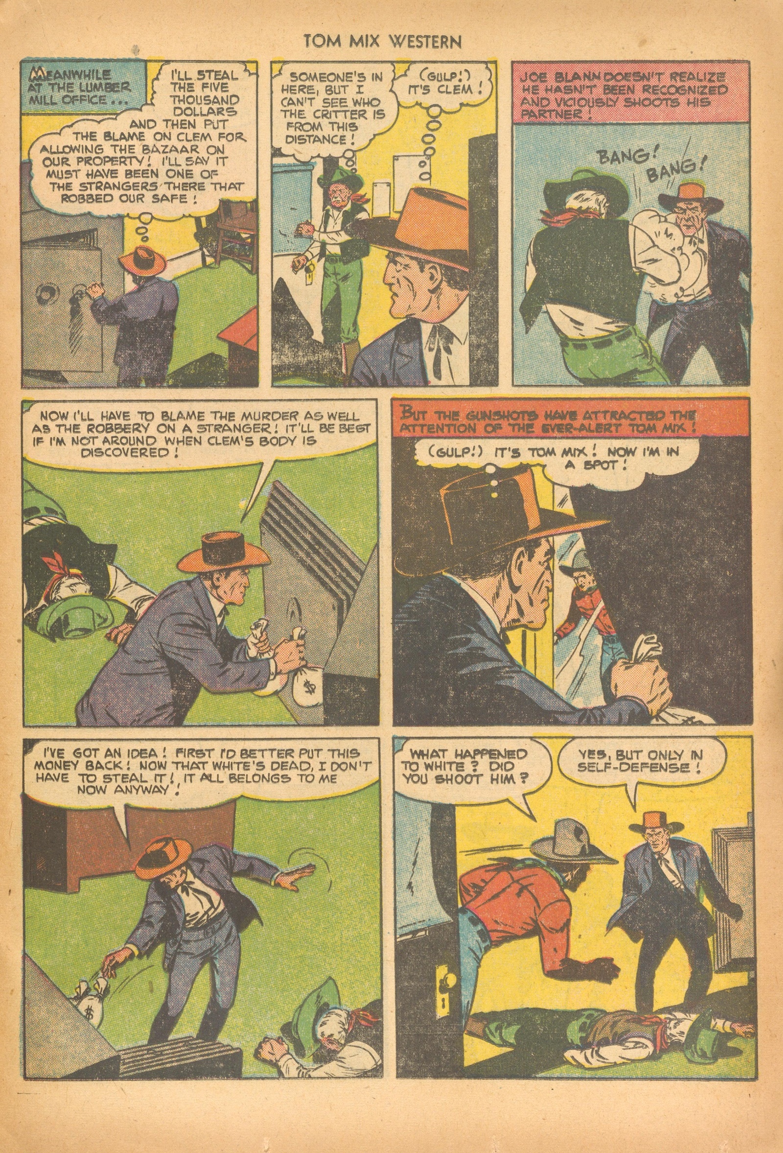 Read online Tom Mix Western (1948) comic -  Issue #49 - 17