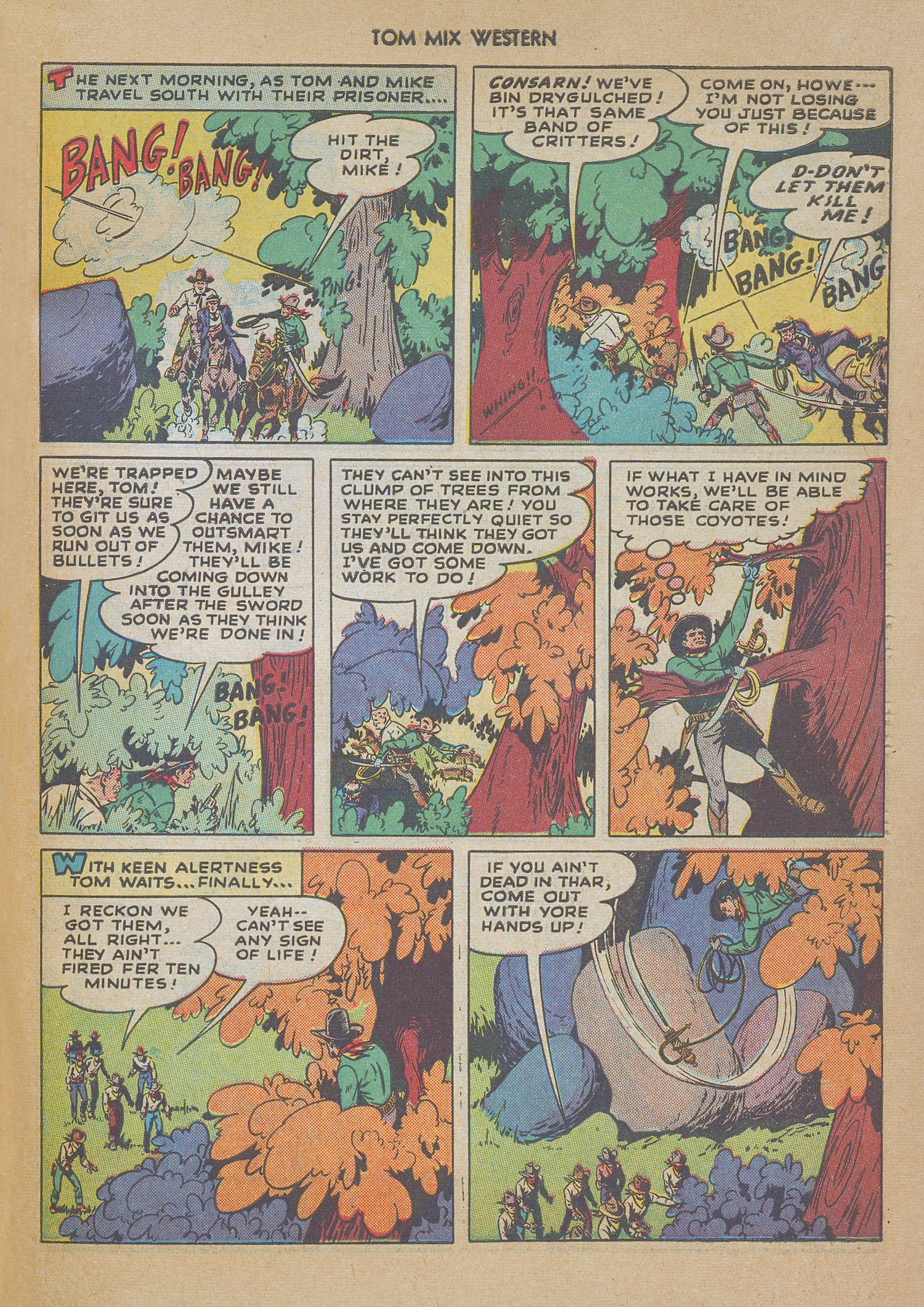 Read online Tom Mix Western (1948) comic -  Issue #12 - 47