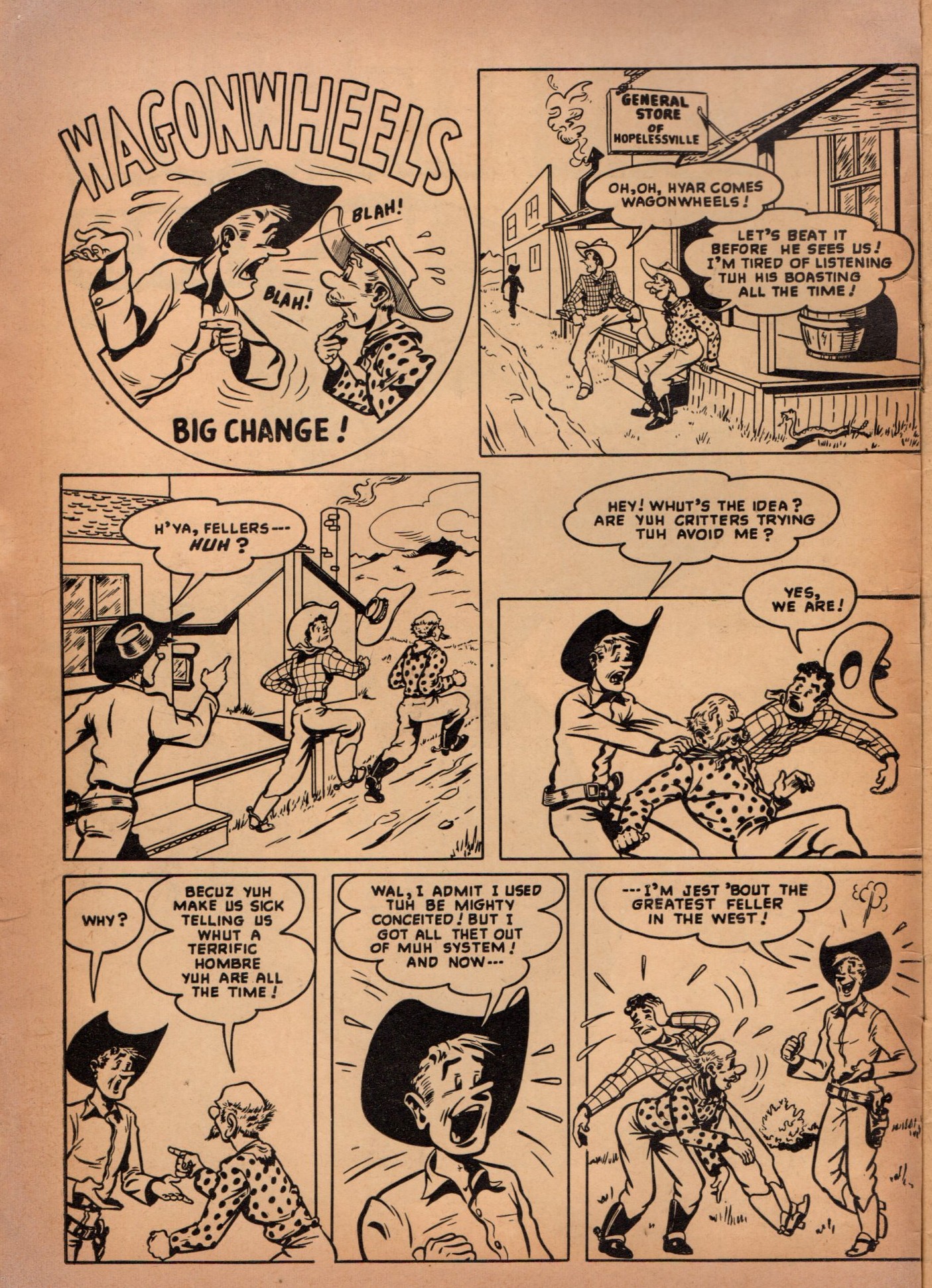 Read online Lash Larue Western (1949) comic -  Issue #2 - 2